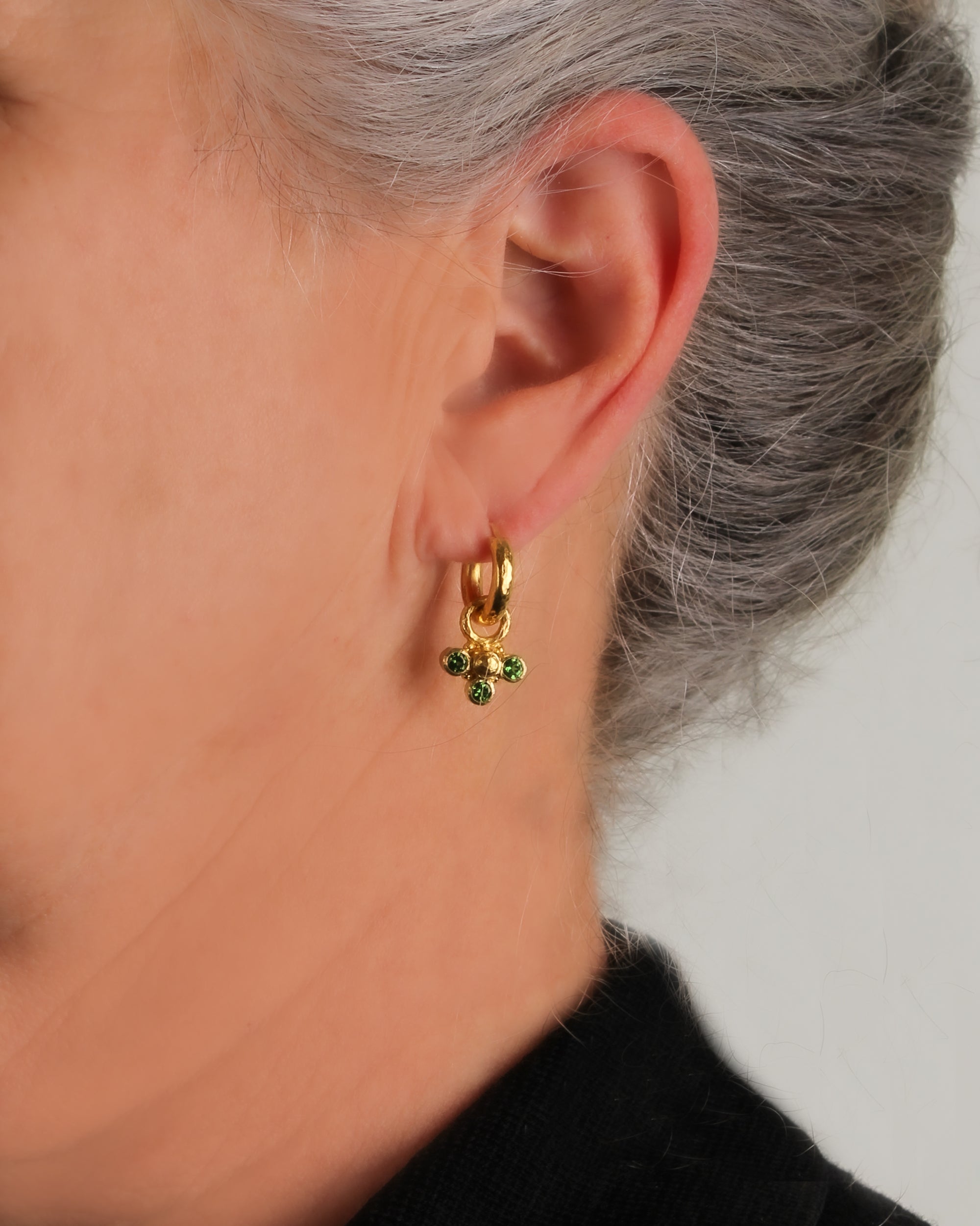 Tsavorite Earring Charms