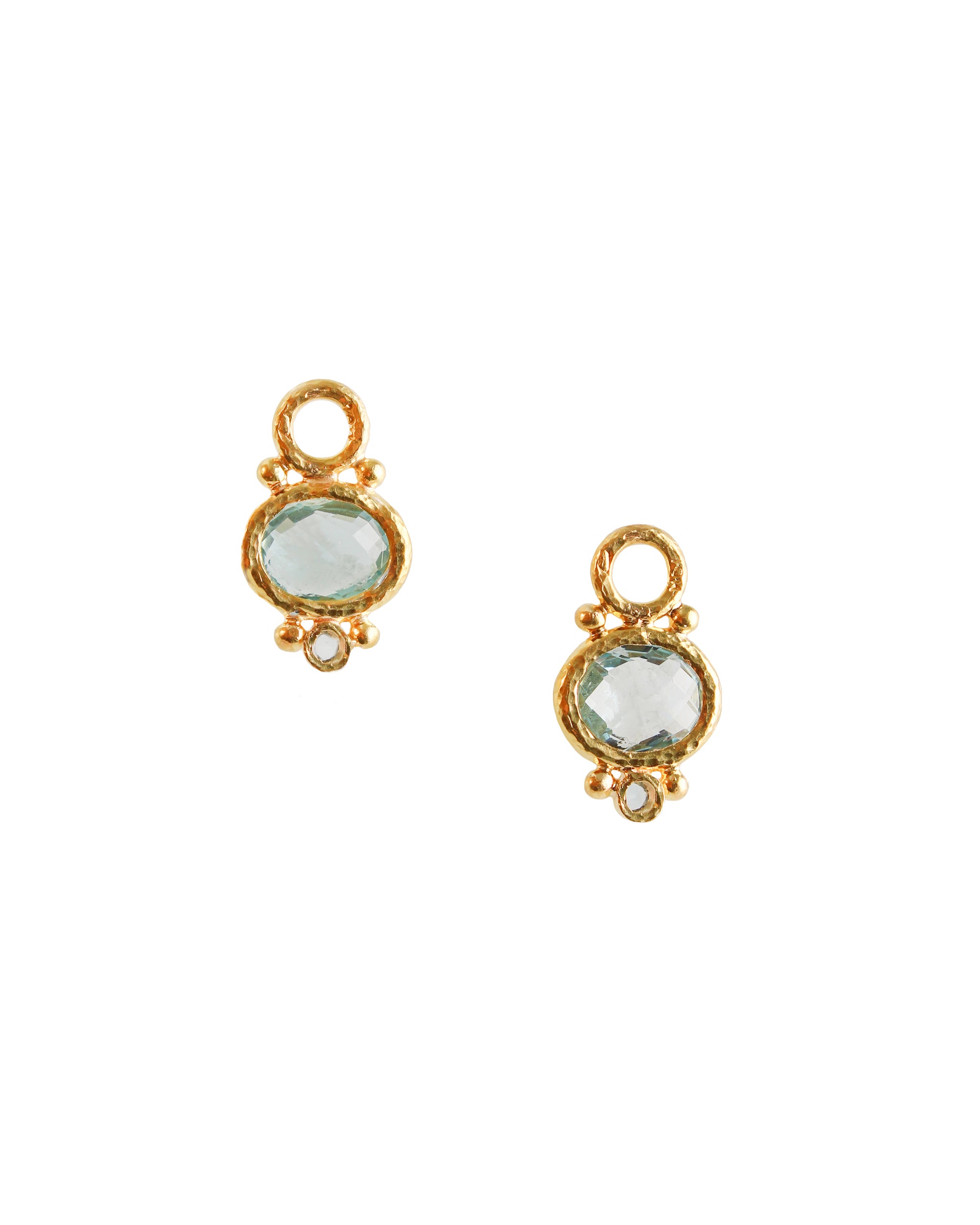 Aquamarine Earring Charms
