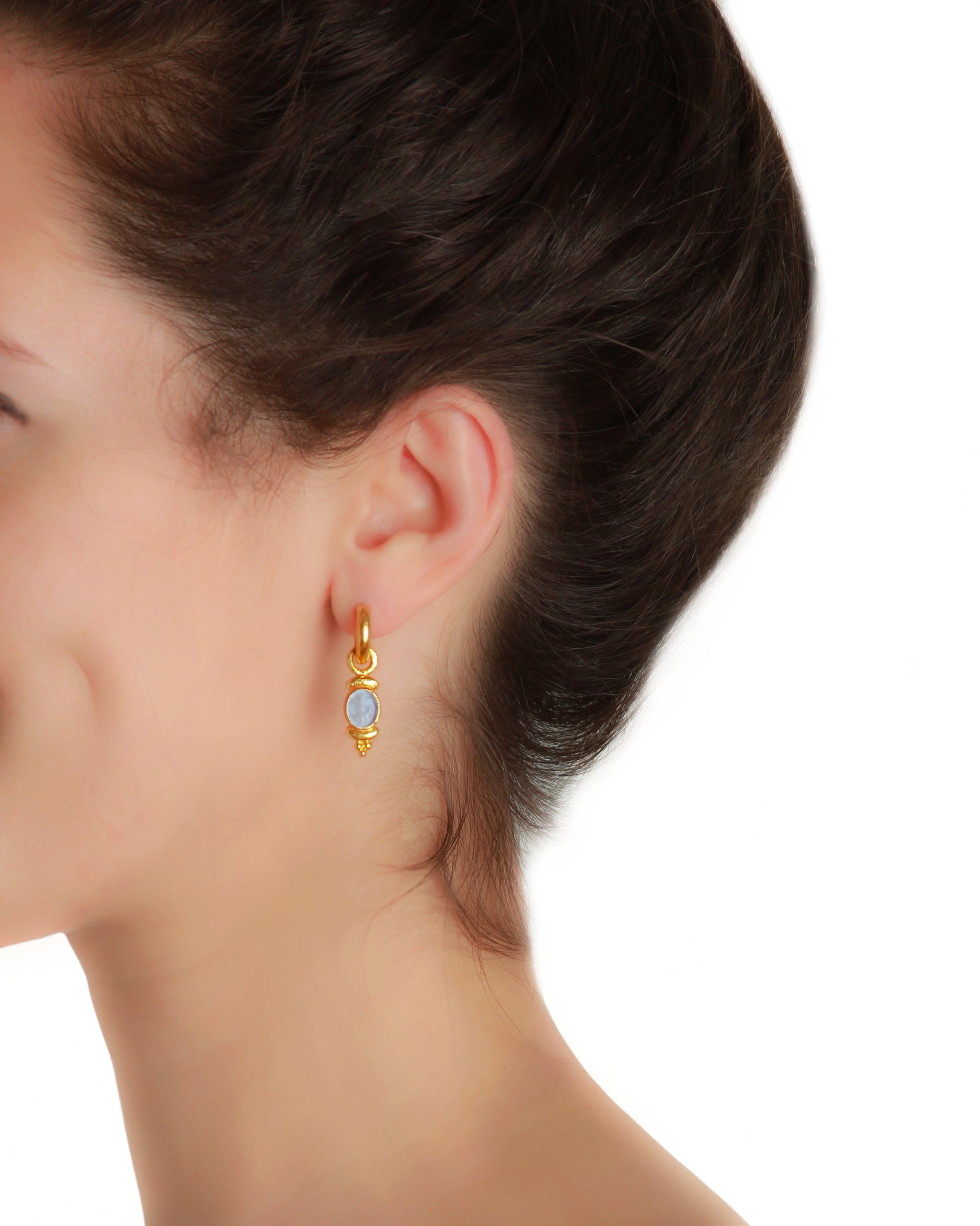 Cerulean 'Micro Angel and Dog' Earring Charms