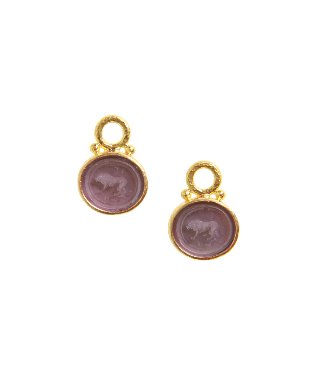 Mulberry 'Stalking Lion' Earring Charms