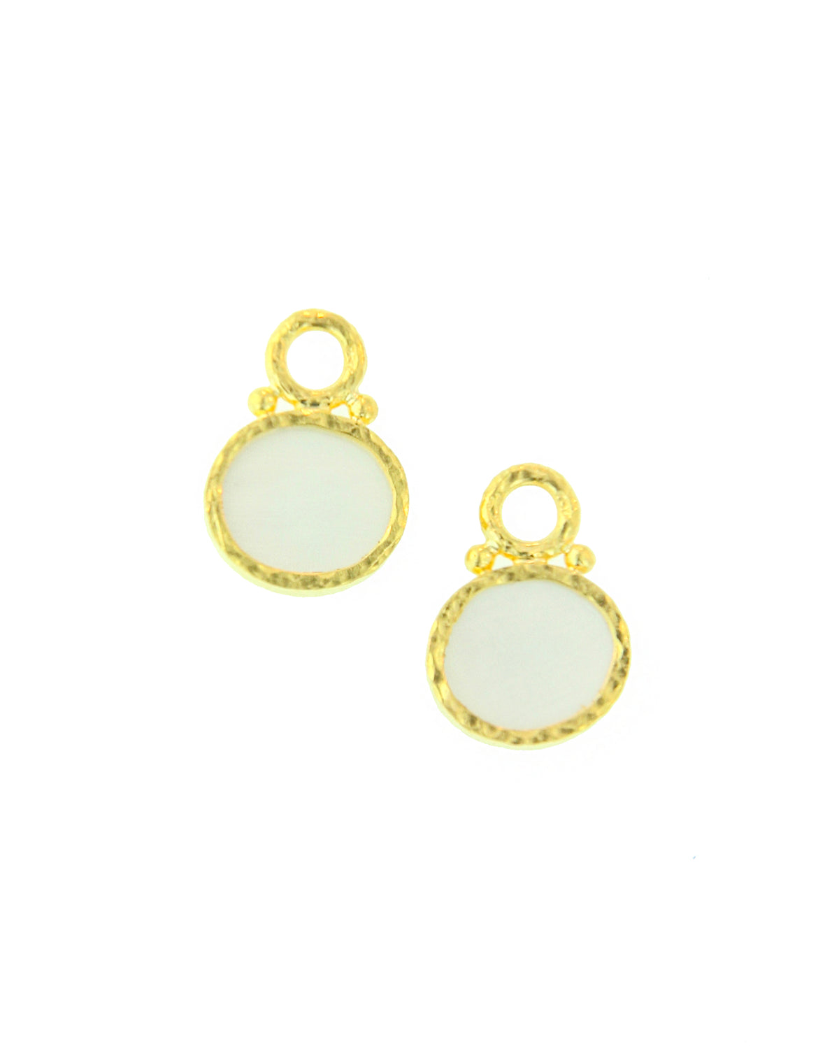 Peacock 'Stalking Lion' Earring Charms