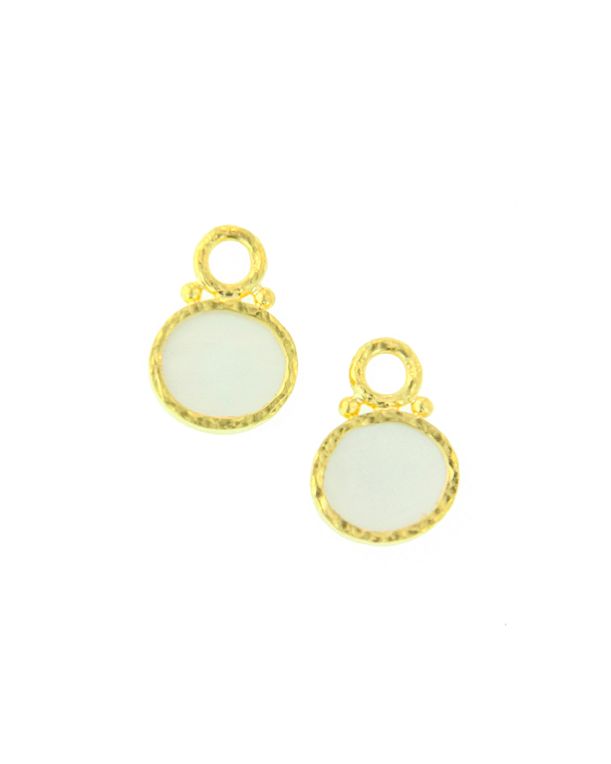 Pink 'Stalking Lion' Earring Charms