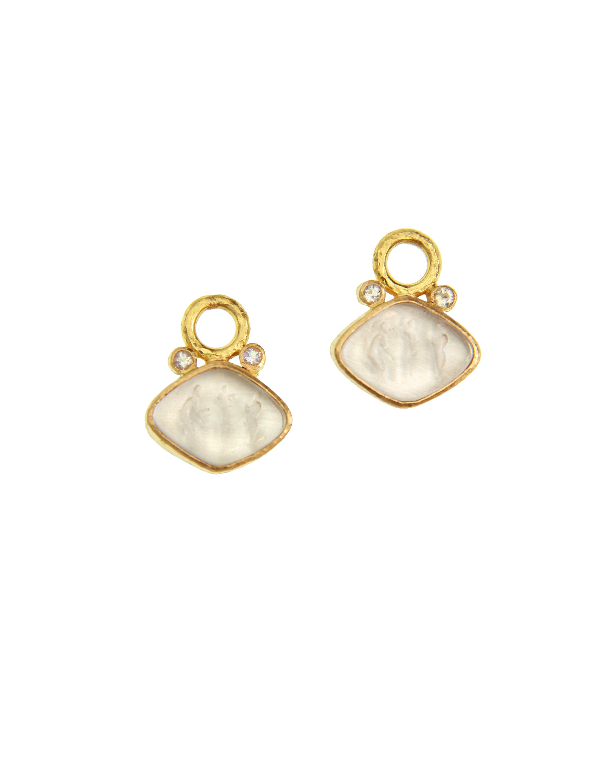 Crystal 'Rombo' Earring Charms