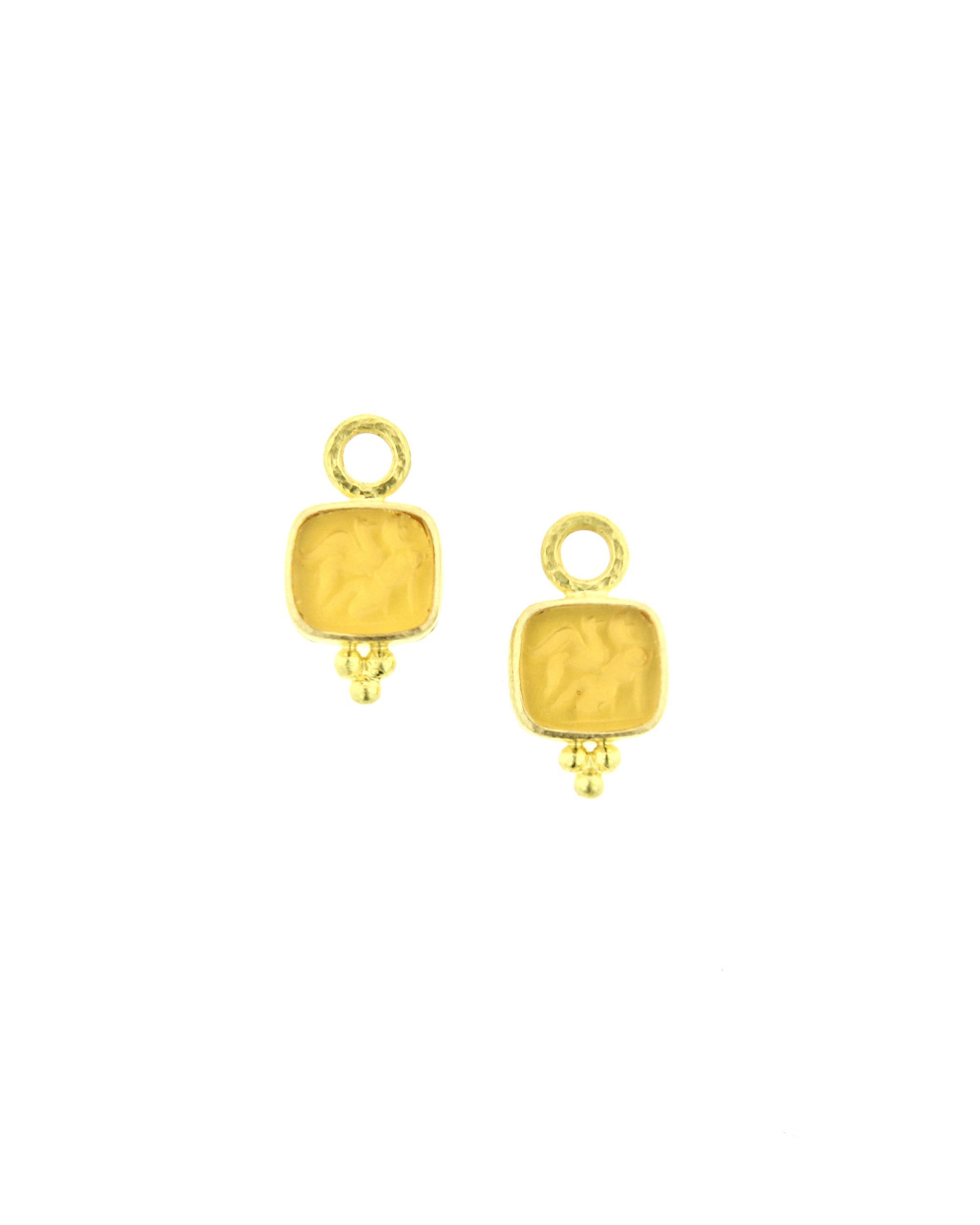 Lt. Amber 'Pegasus, Goddess & Moon' Earring Charms
