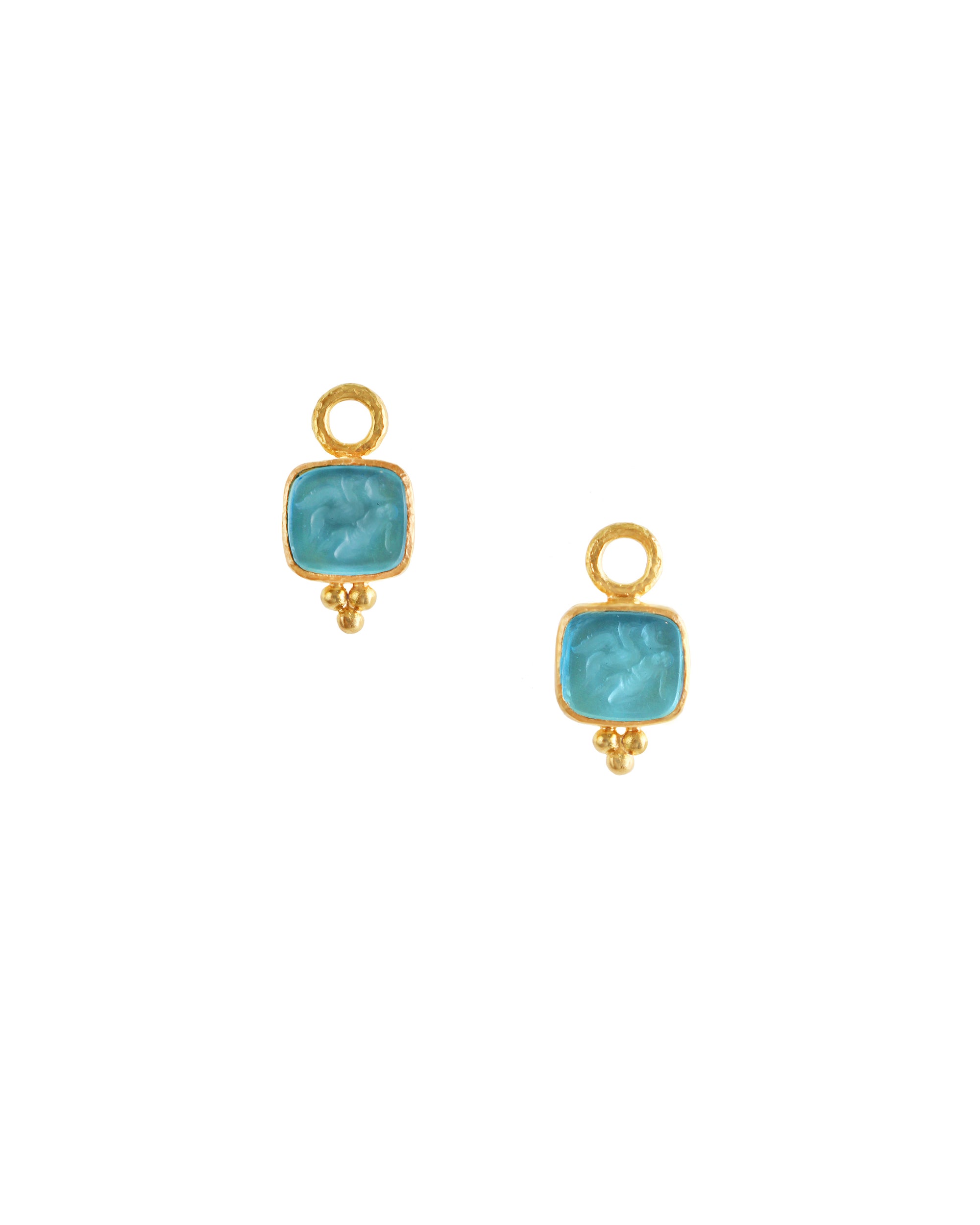 Swimming Pool 'Pegasus & Goddess' Earring Charms