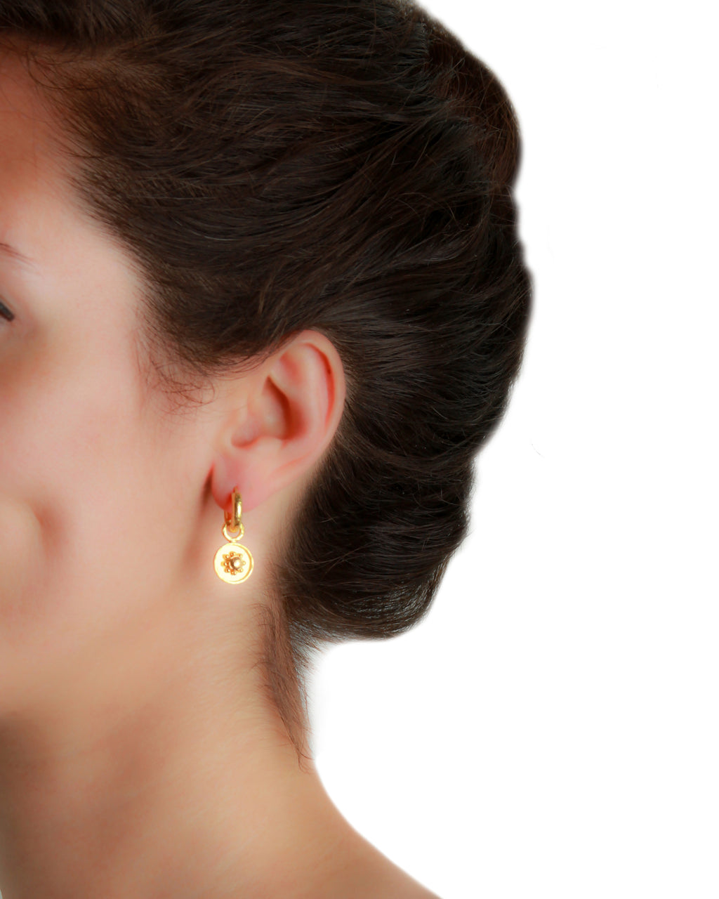 Gold 'Daisy' Earring Charms