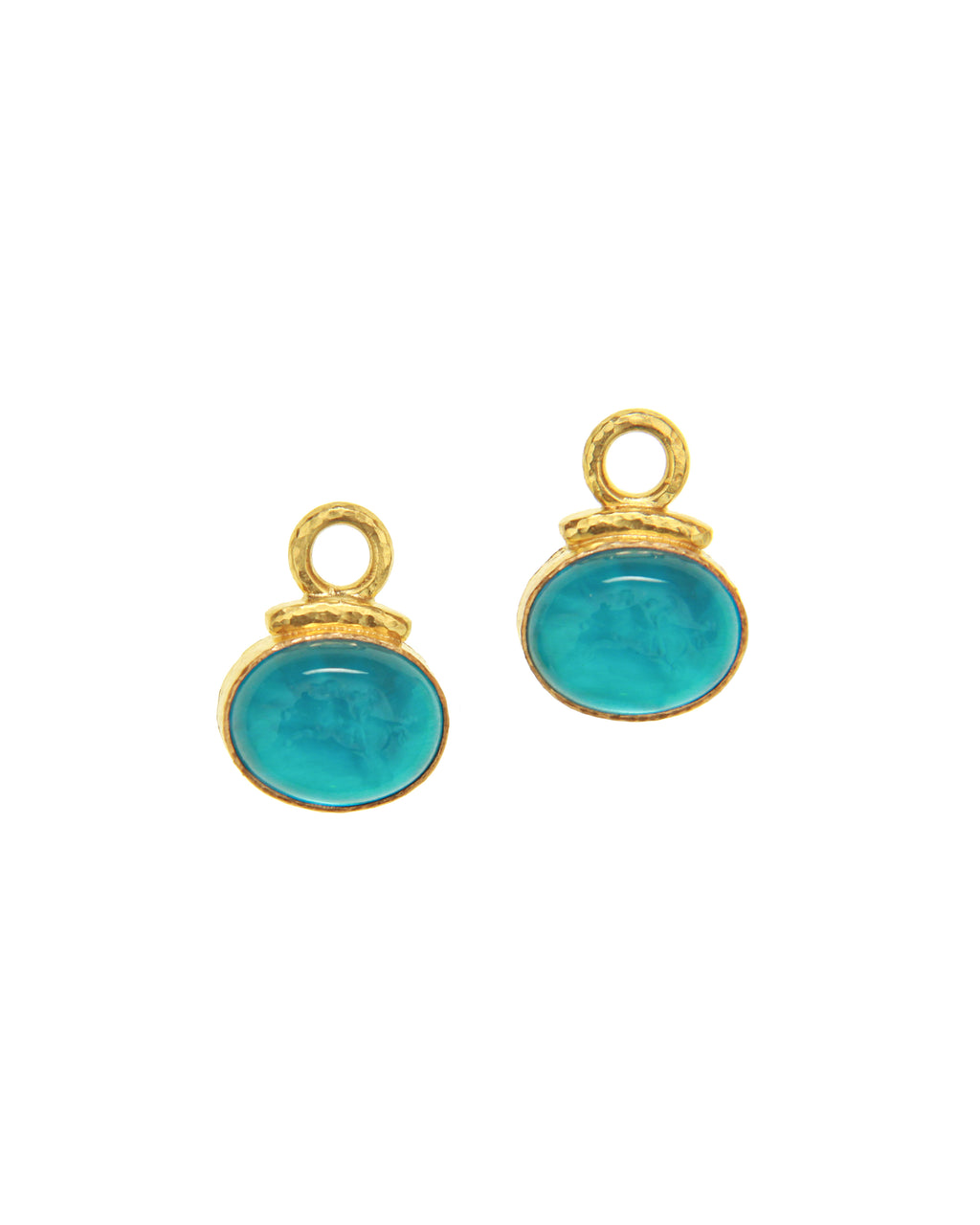 Swimming Pool 'Cab Equestrian' Earring Charms