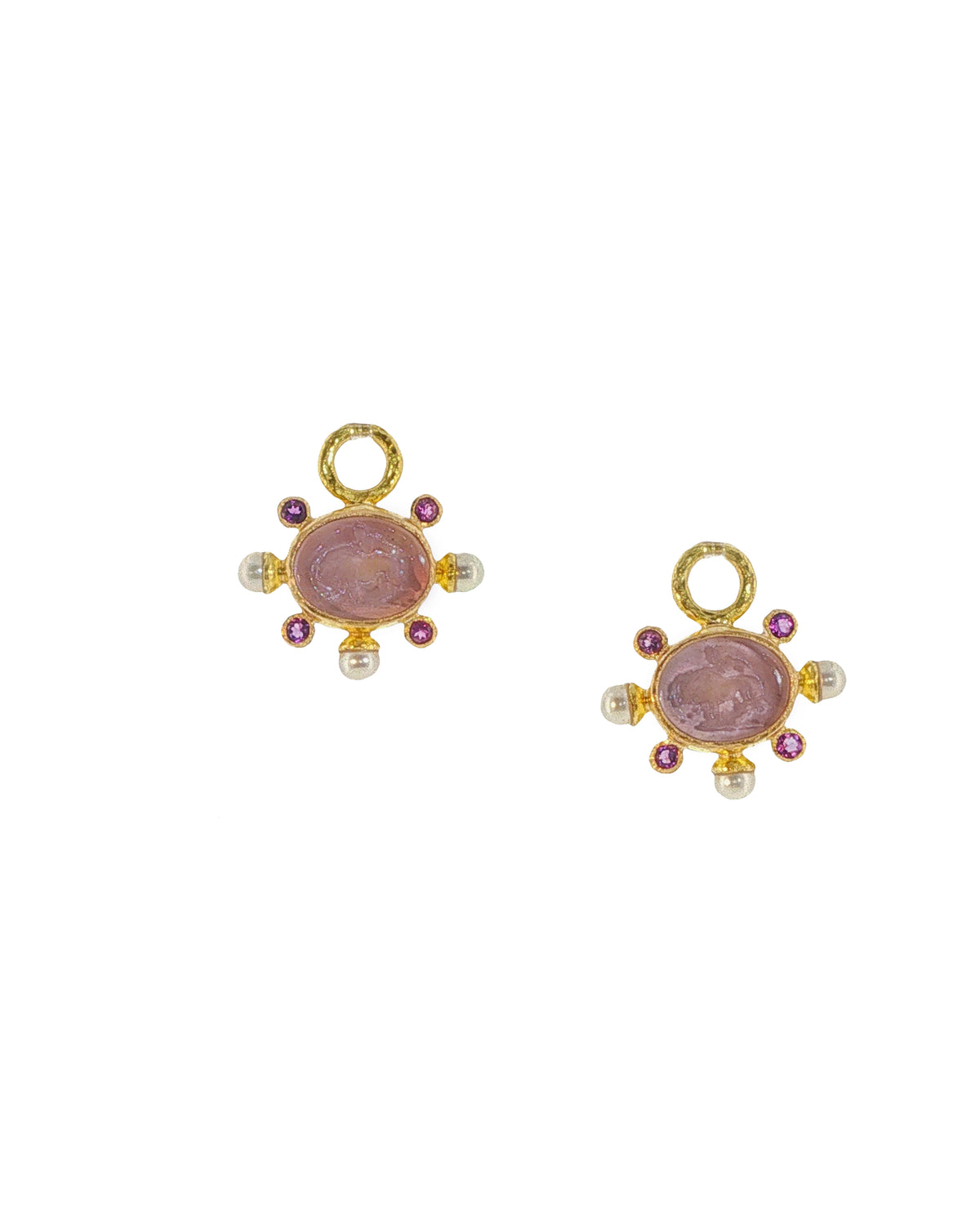 Mulberry 'Tiny Lion' Earring Charms