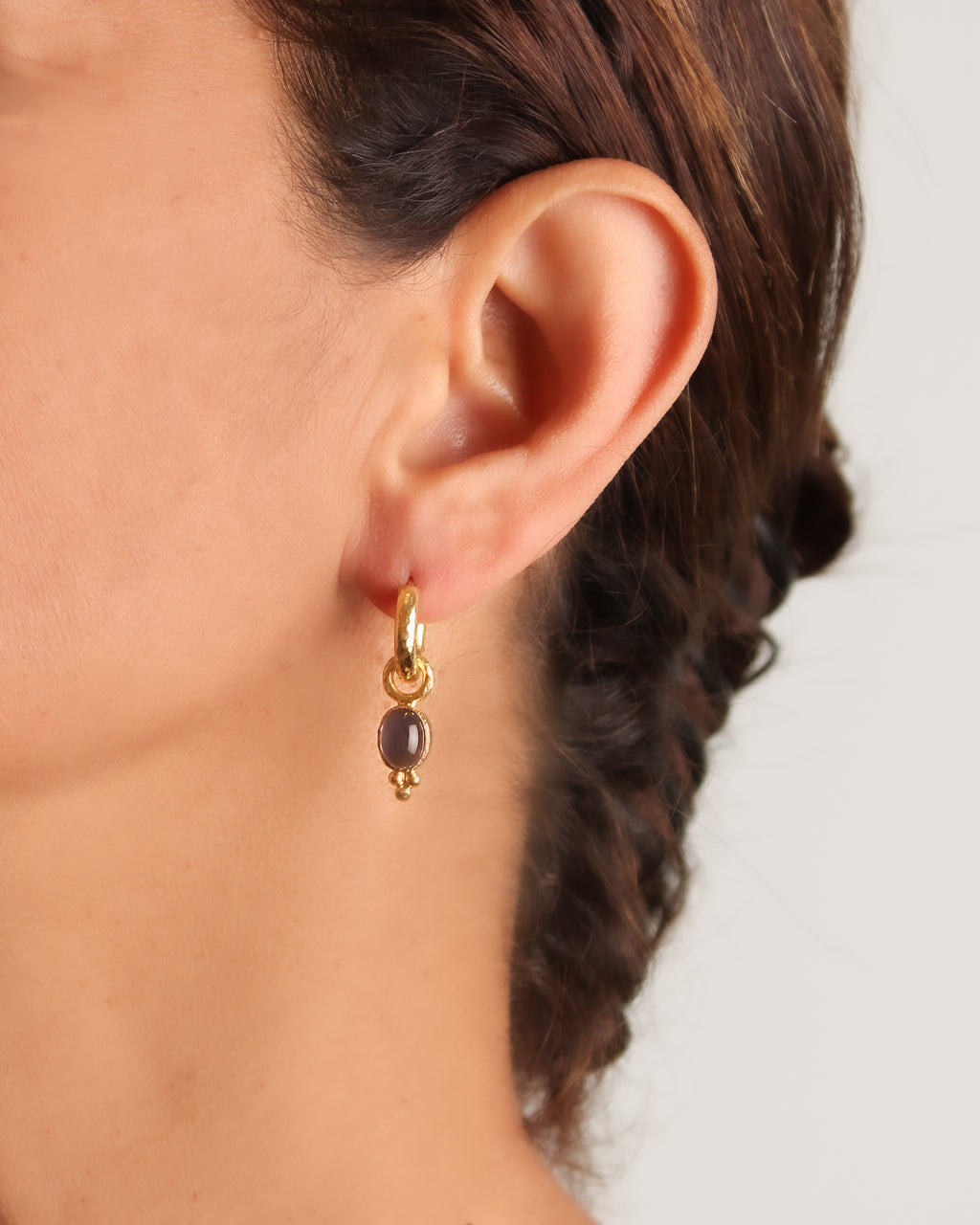 Iolite Earring Charms