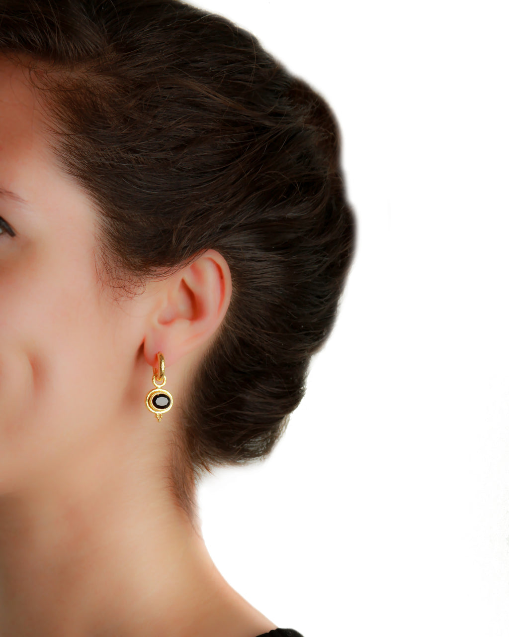 Black Spinel Earring Charms