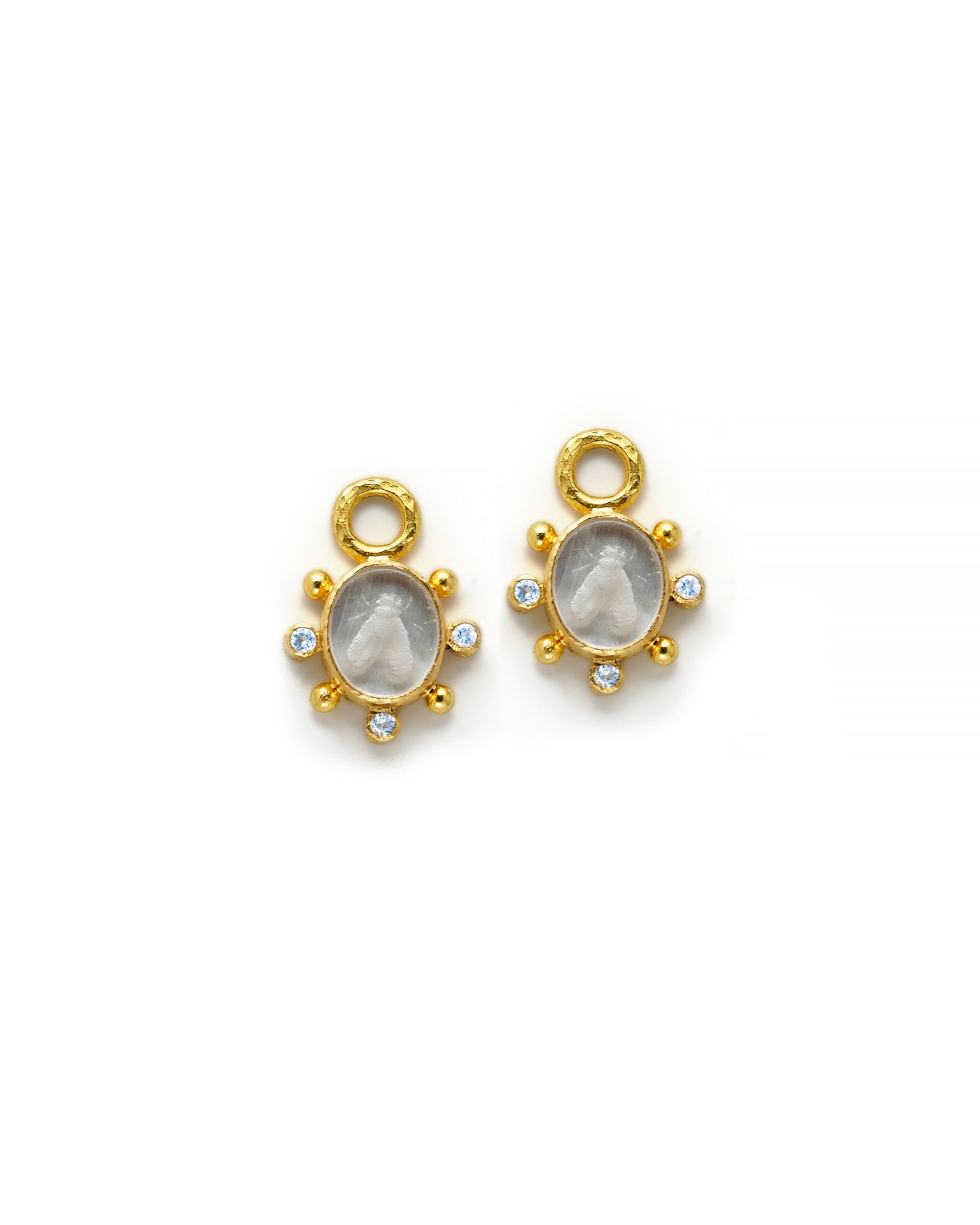 Crystal 'Mosca' Earring Charms
