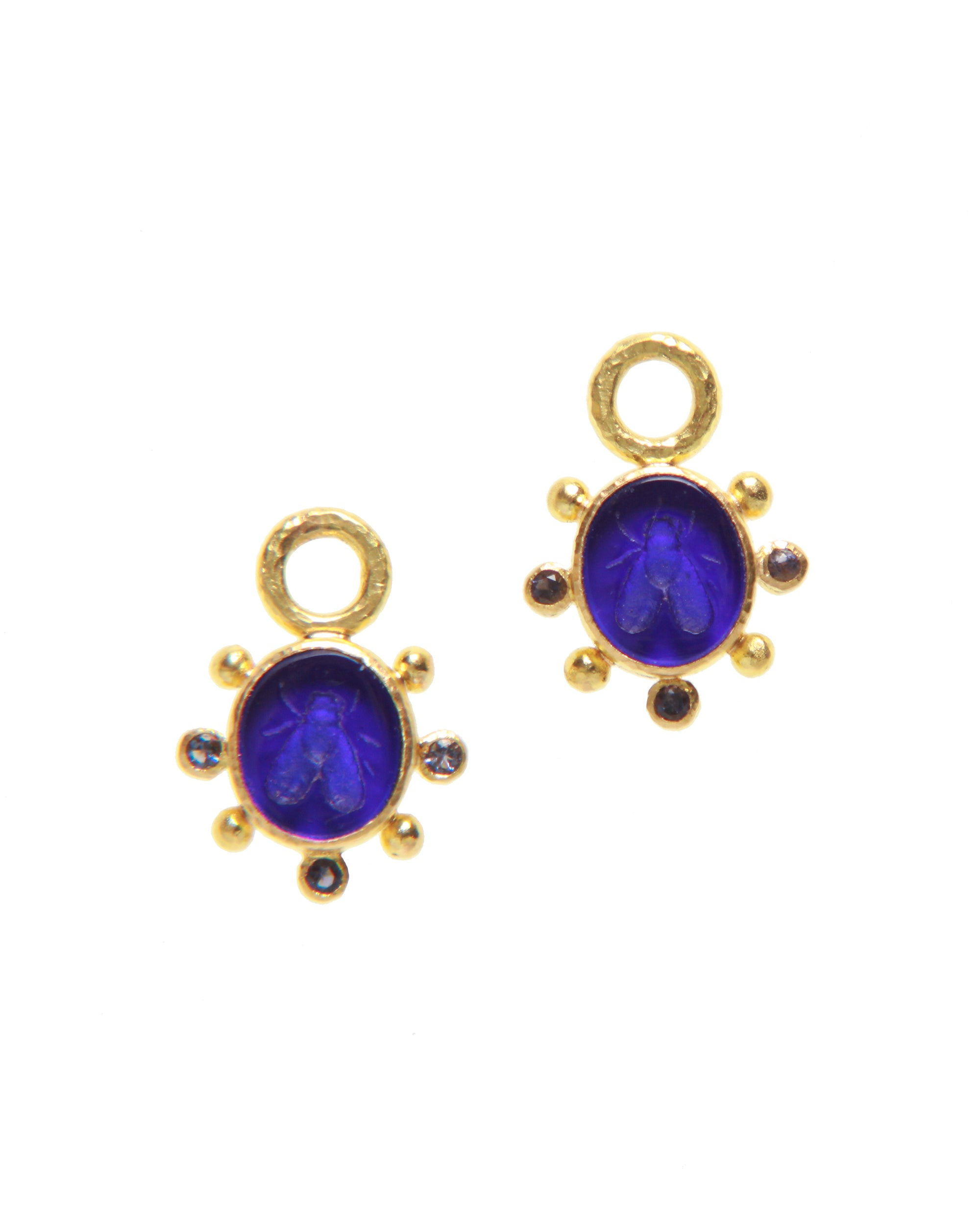 Cobalt 'Mosca' Earring Charms
