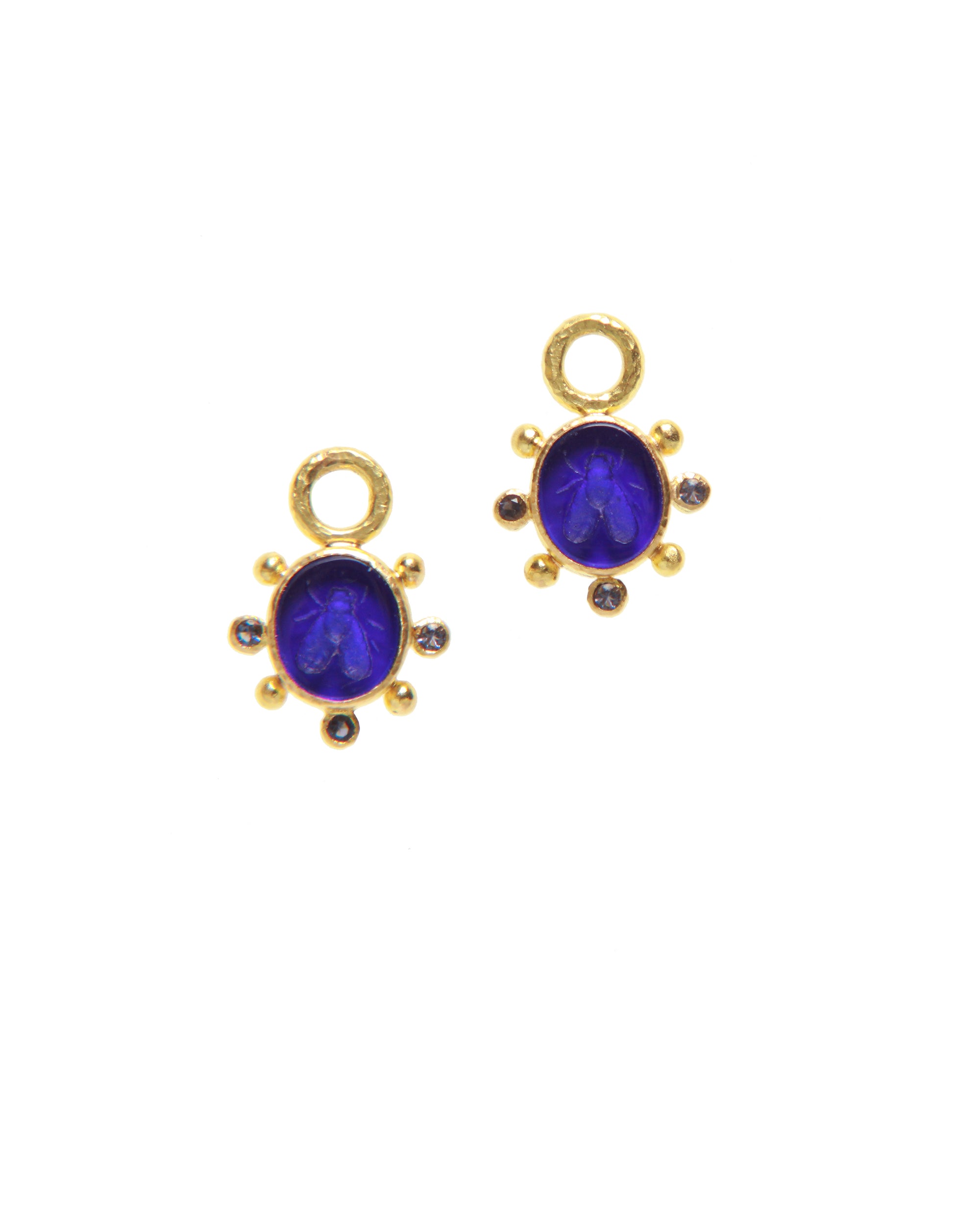 Cobalt 'Mosca' Earring Charms