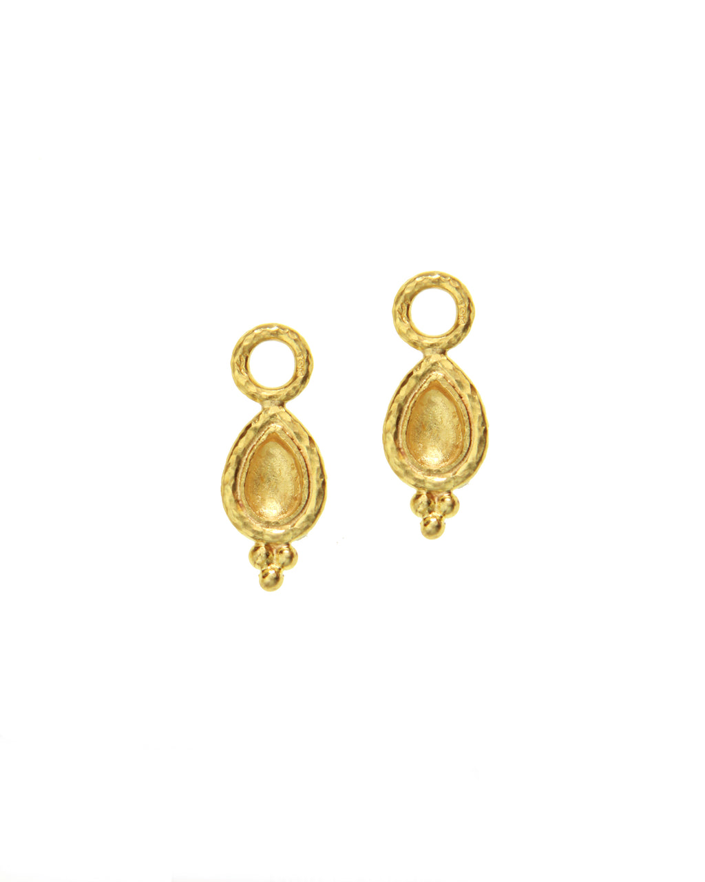 Gold Teardrop Earring Charms