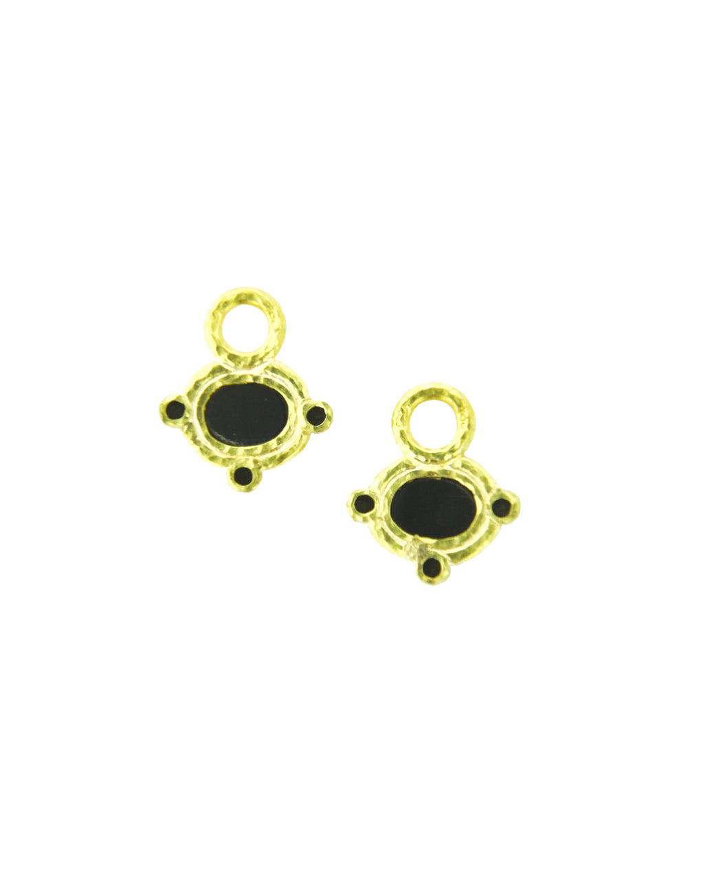 Black 'Micro Horse' Earring Charms