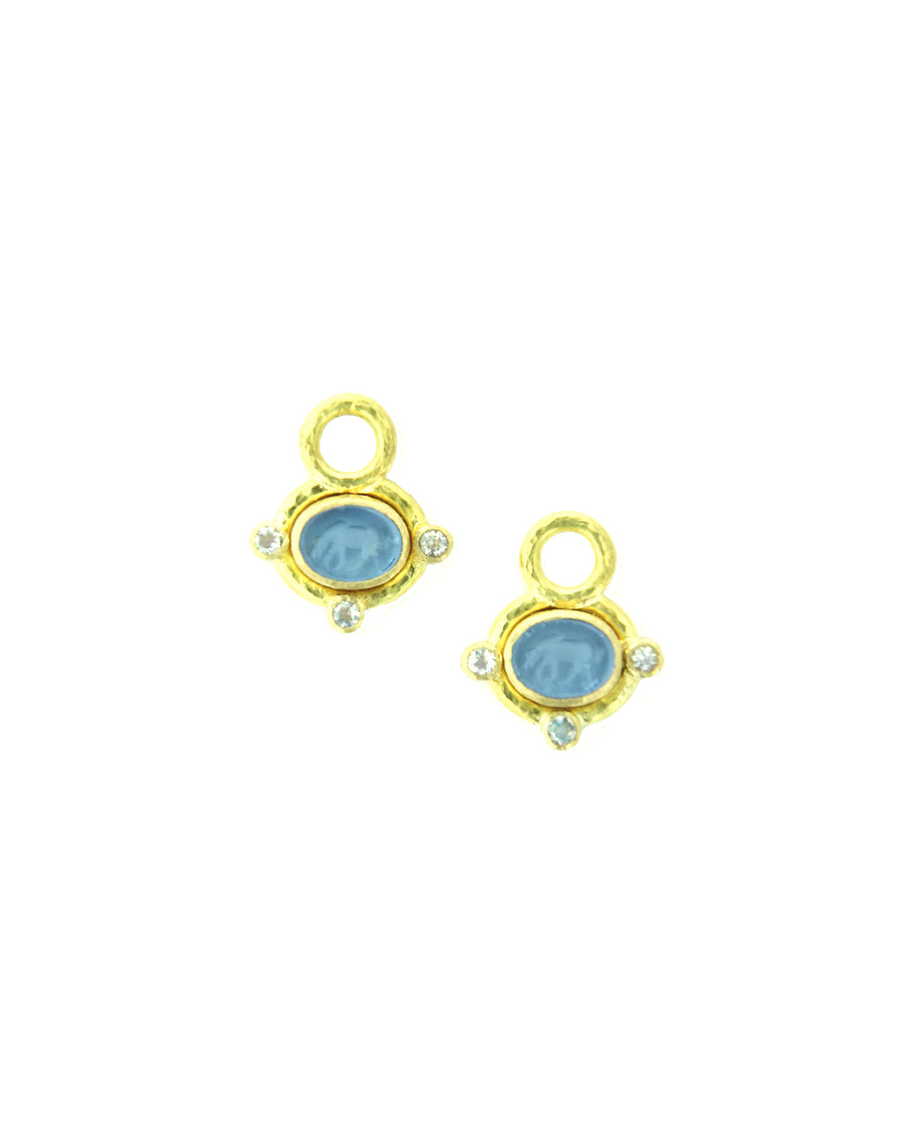 Cerulean 'Micro Horse' Earring Charms