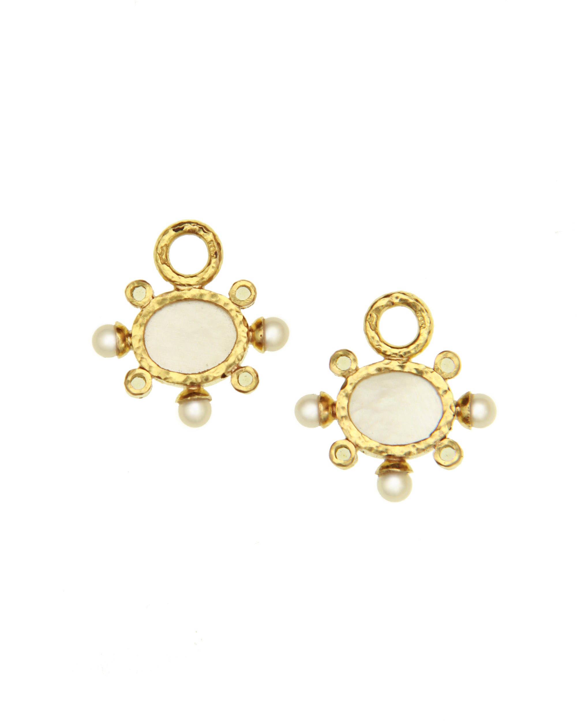 Lime 'Tiny Lion' Earring Charms