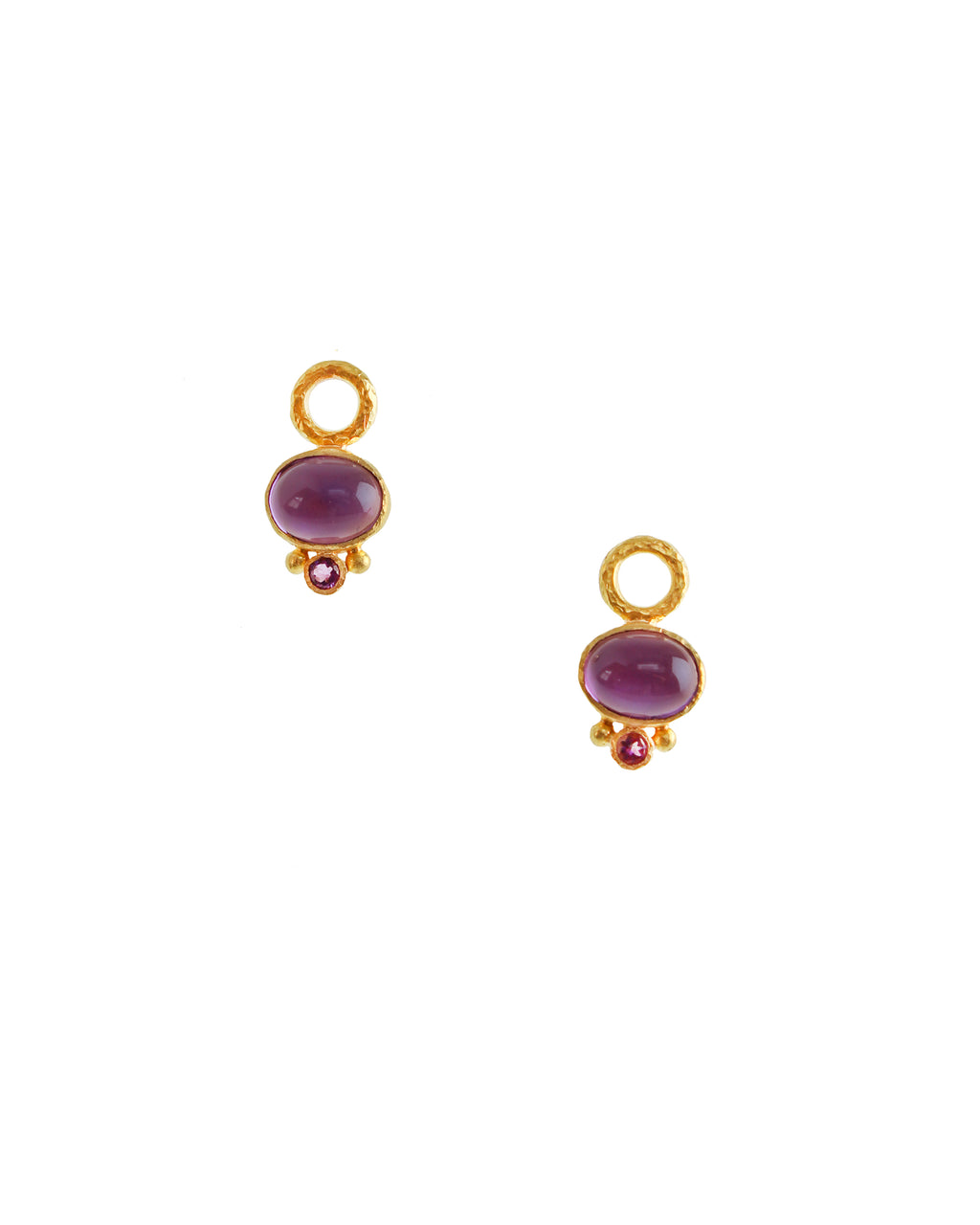 Amethyst Earring Charms