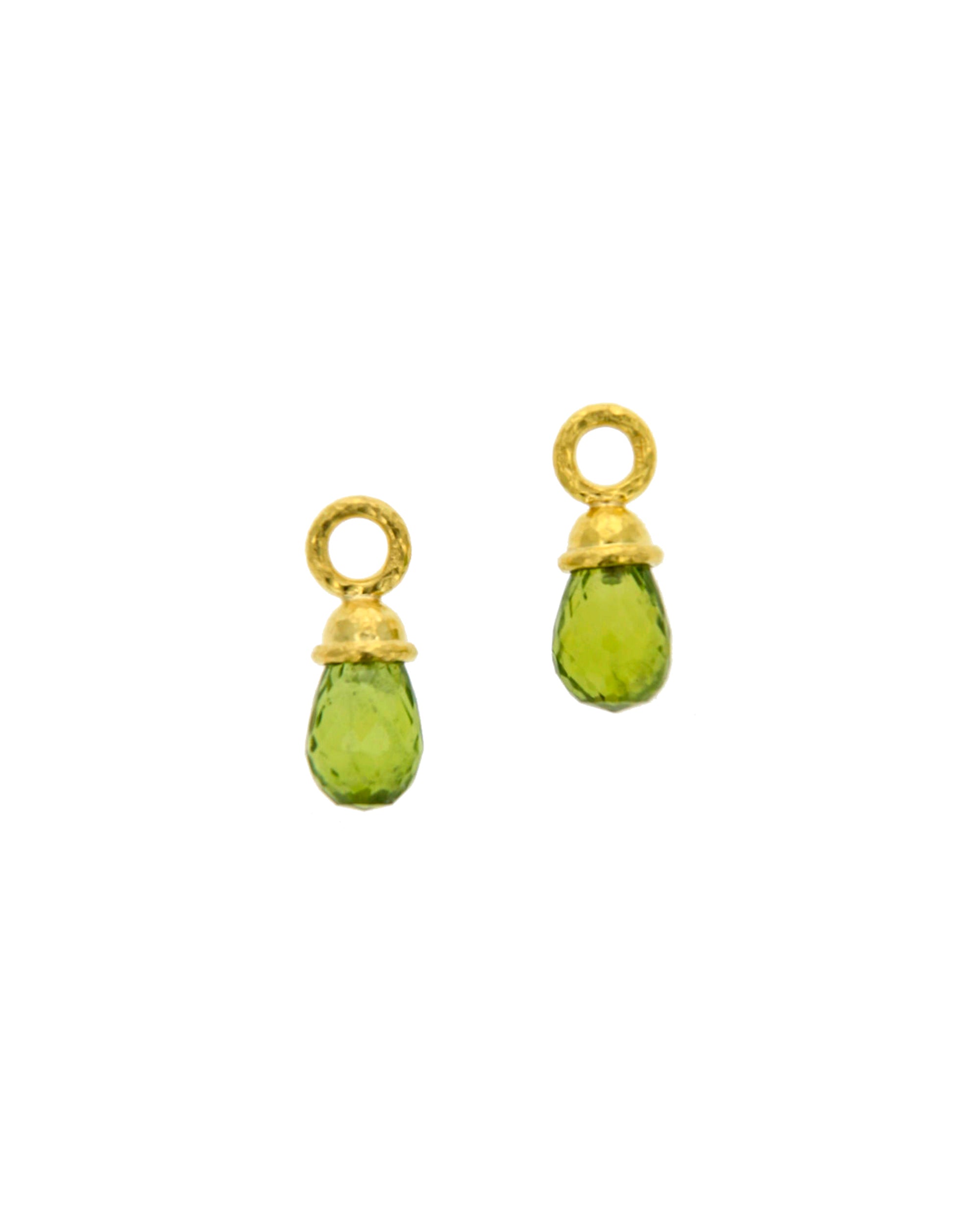 Peridot Drop Earring Charms