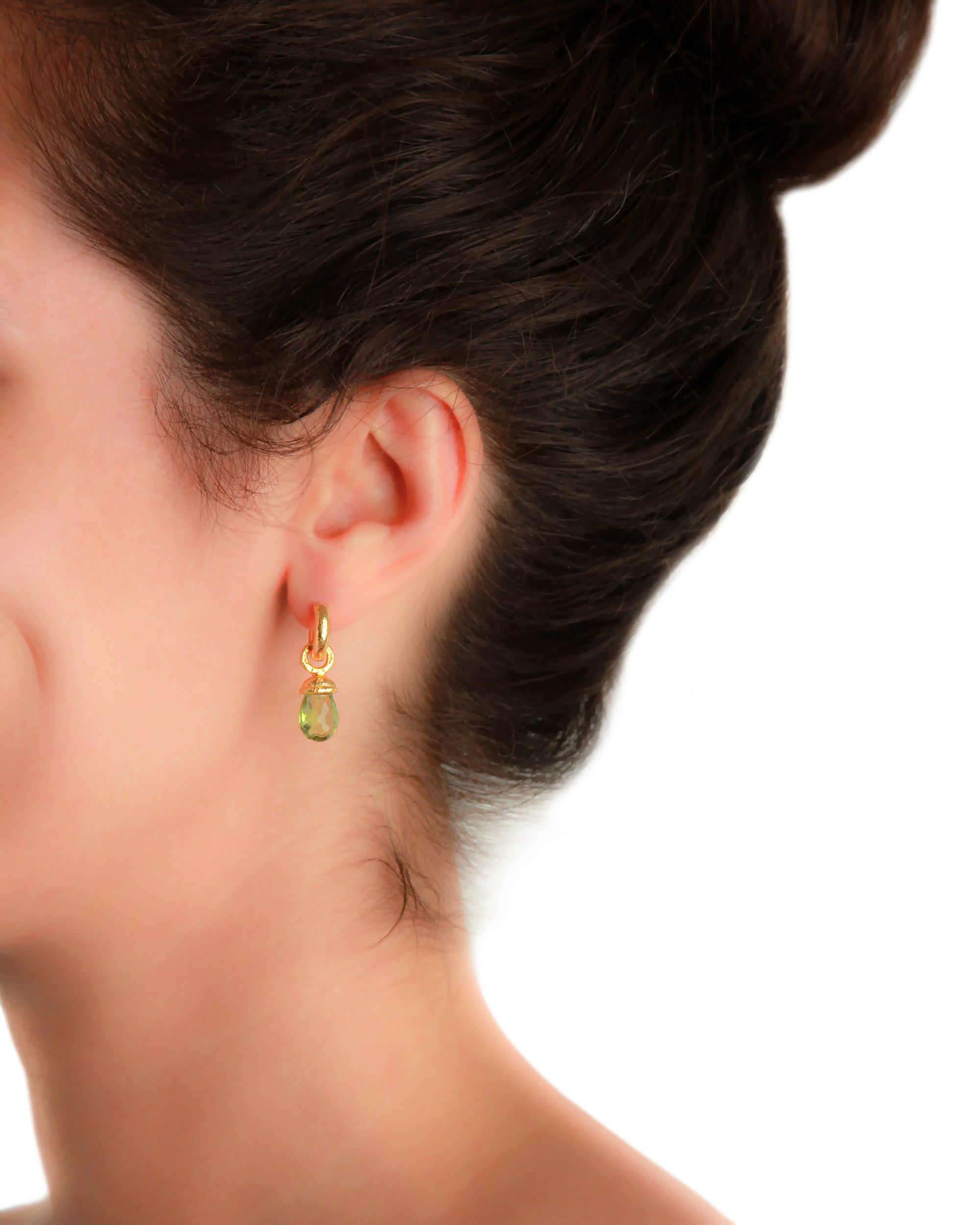 Peridot Drop Earring Charms