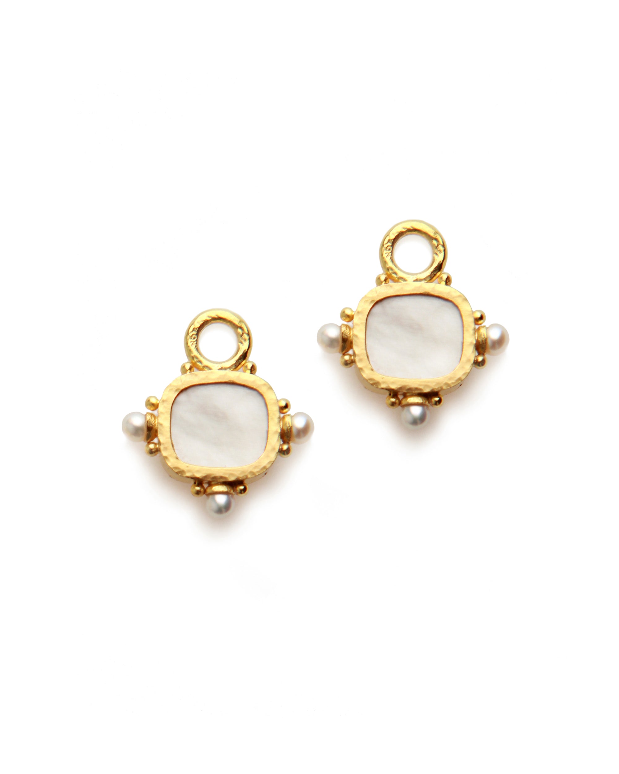 Swimming Pool 'God with Horse' Earring Charms