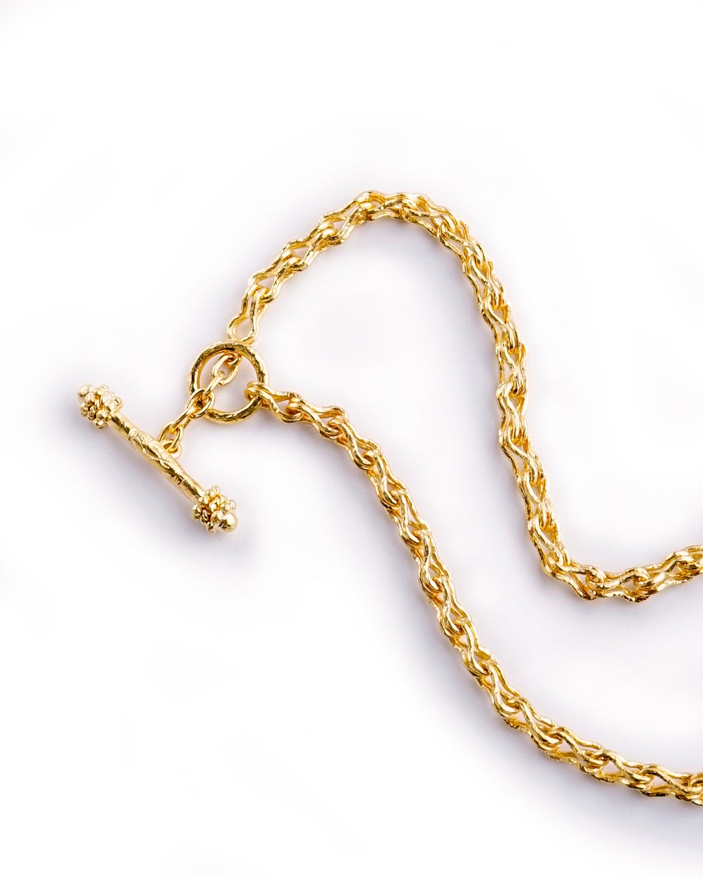 'Giulia' Link Necklace with Gold Toggle