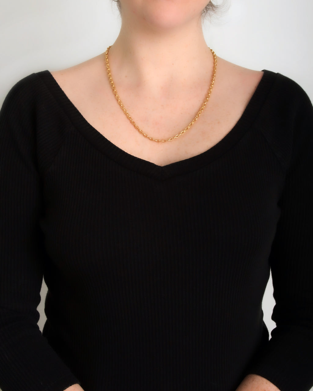 'Cortina' Link Necklace, 21"