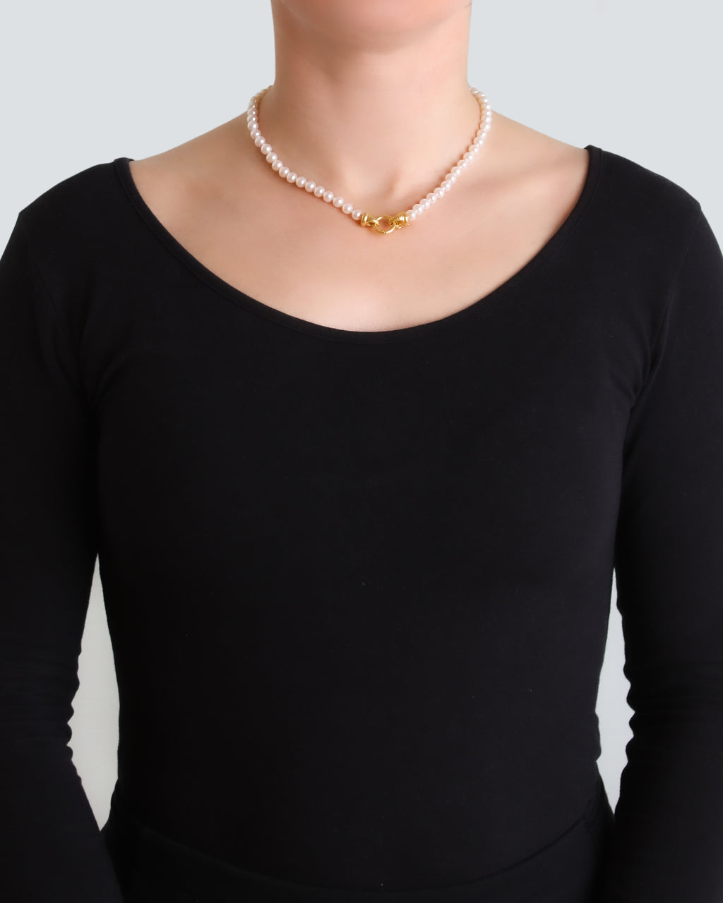 Pearl Necklace with 'Serena' Clasp