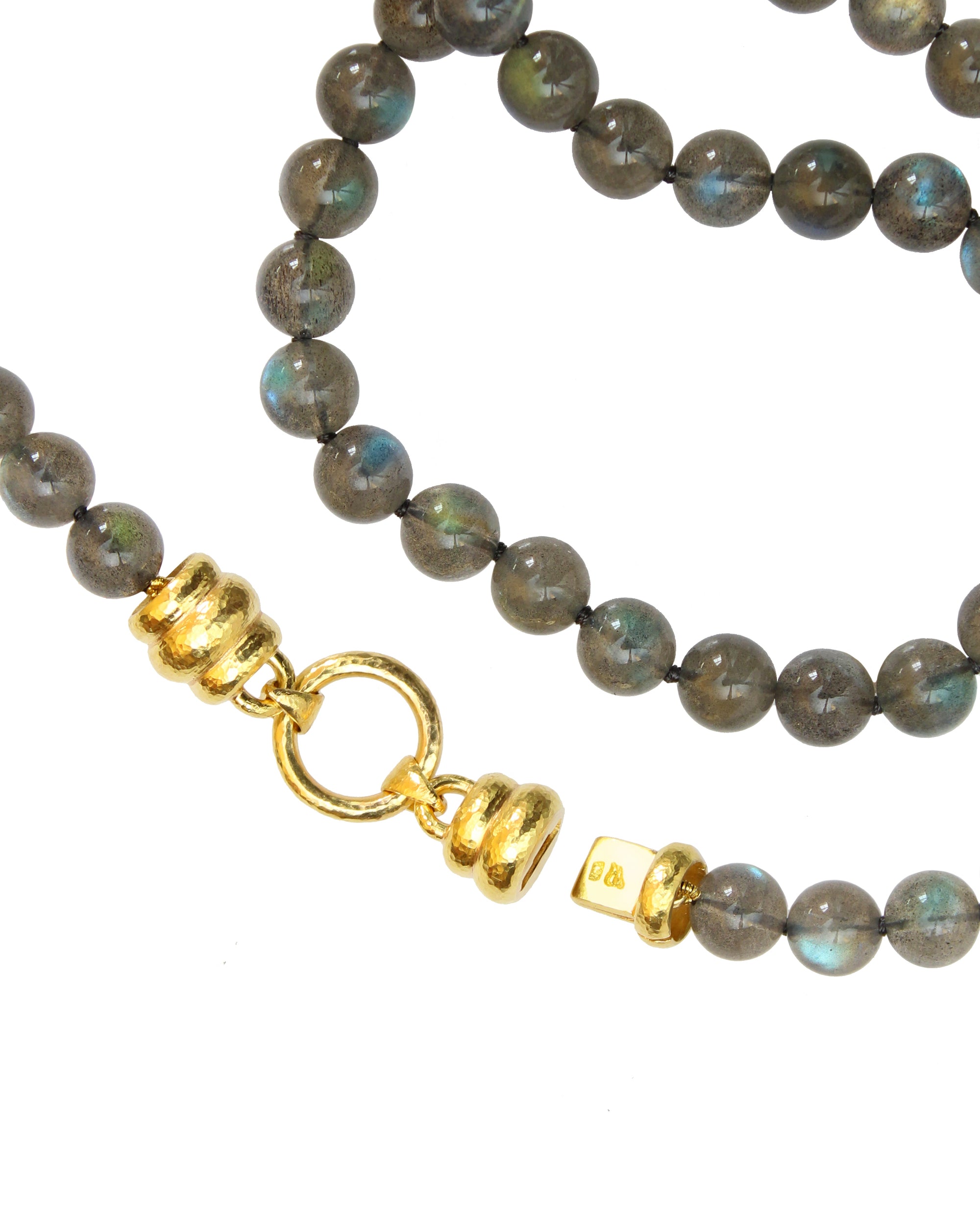 Labradorite Necklace with 'Martin' Clasp - 21"