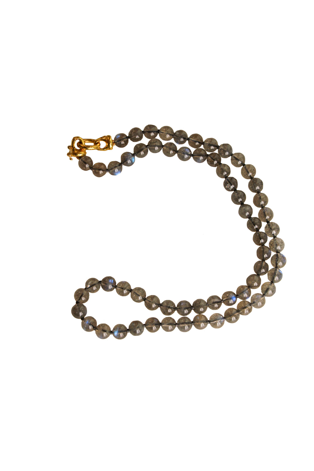 Labradorite Bead Necklace - 21"