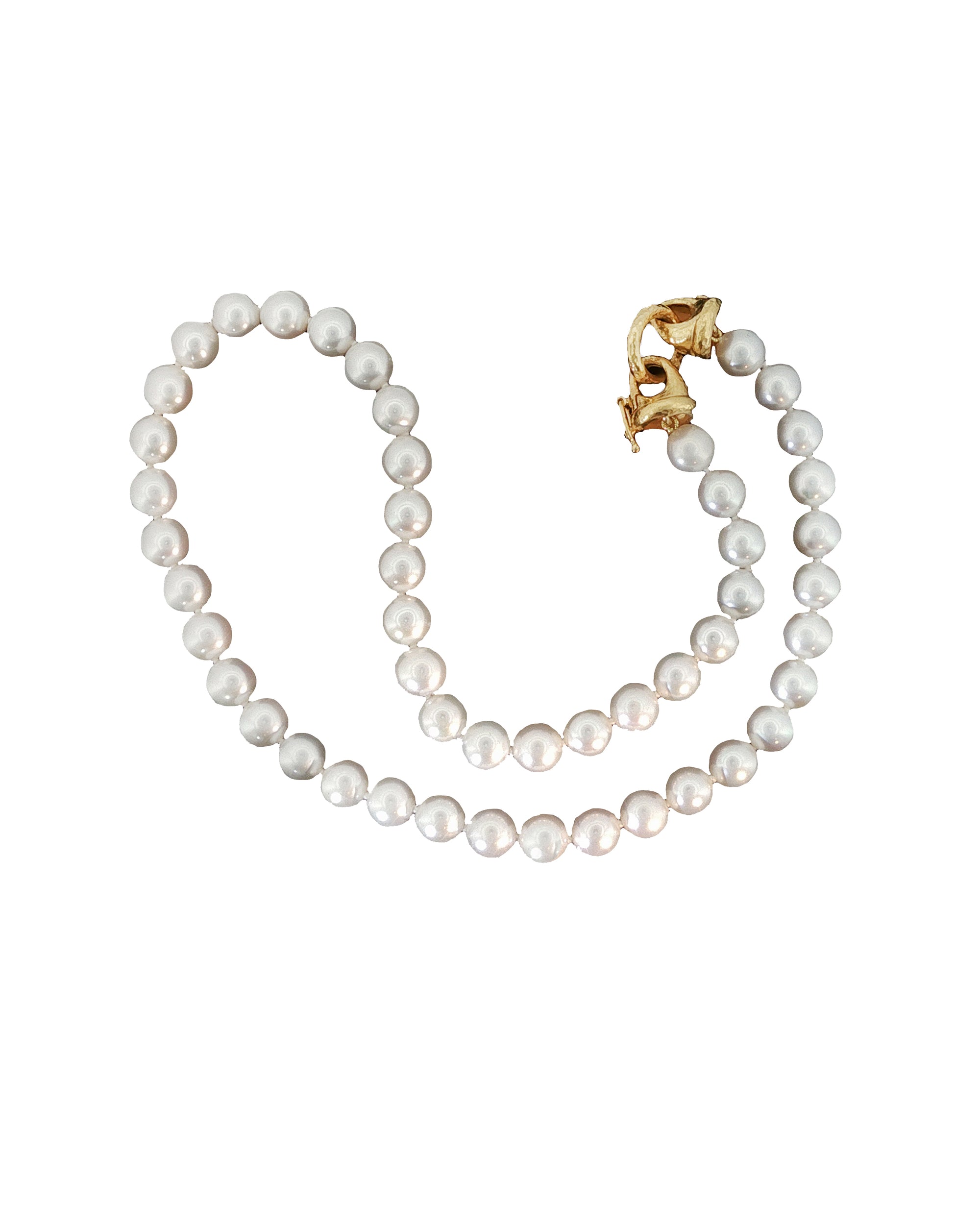 Pearl Necklace with 'Serena' Clasp