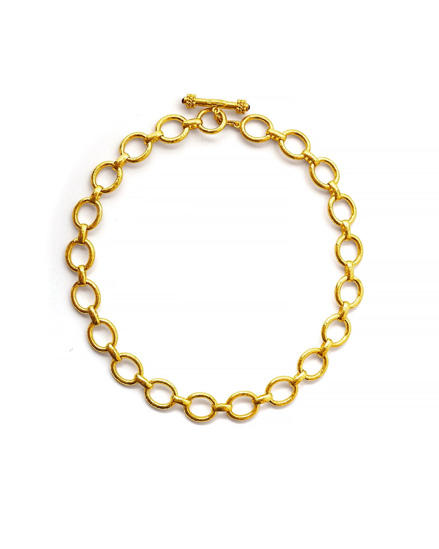 Smooth Link Necklace - 17