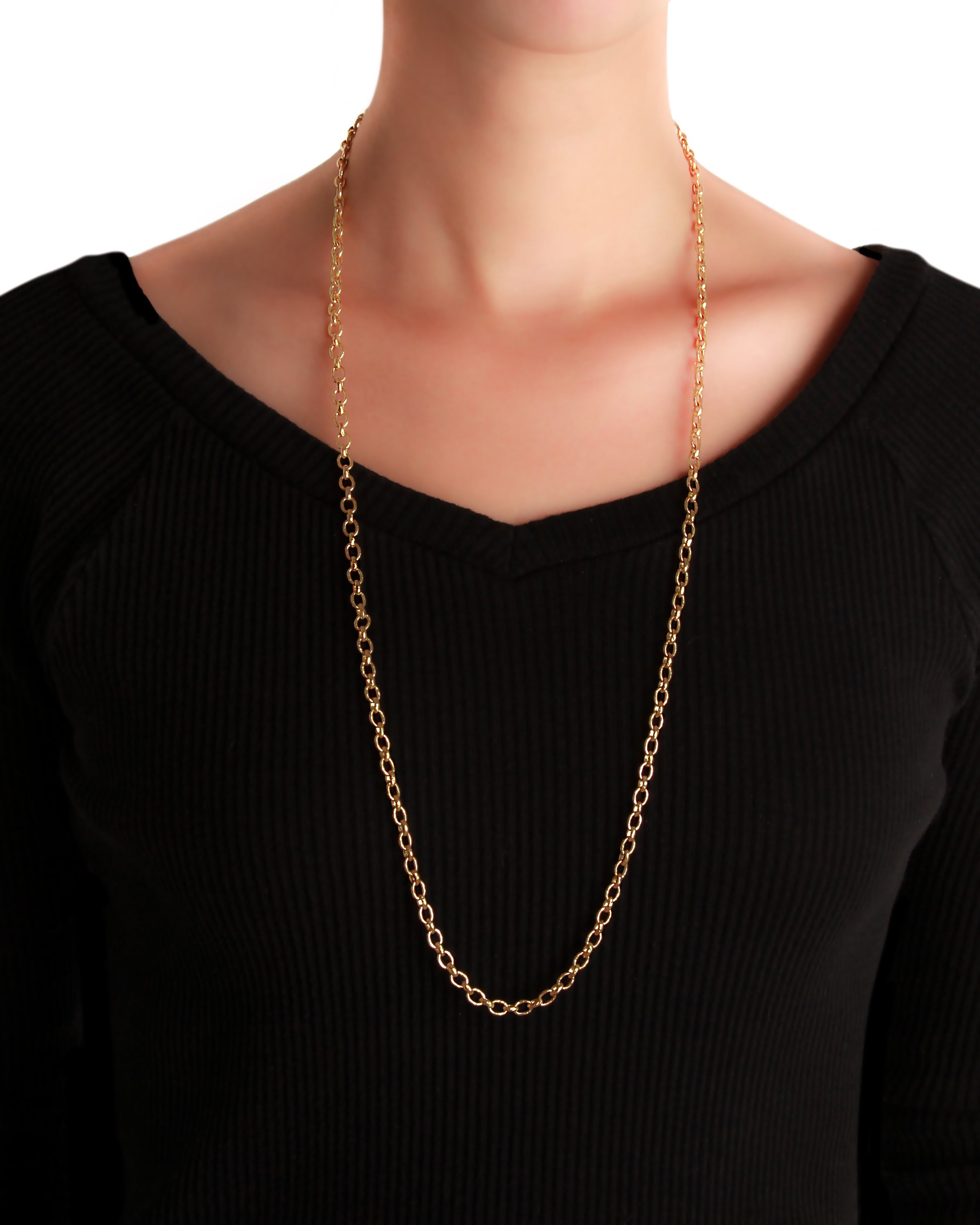 アクセサリー K14 (GB585) Women's Necklace Orvieto' Chain Necklace - 35