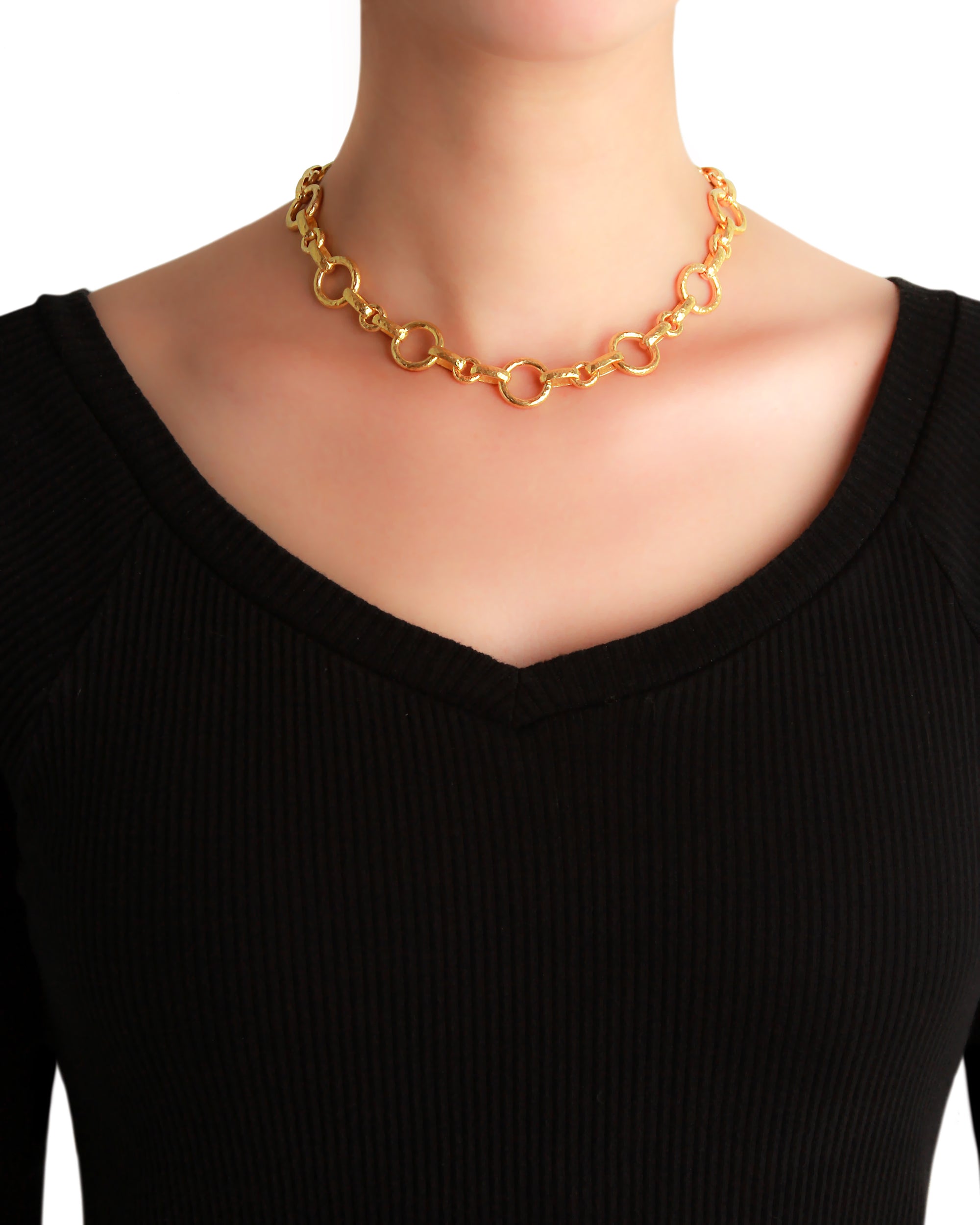 Large 'Siena' Link Necklace - 17"
