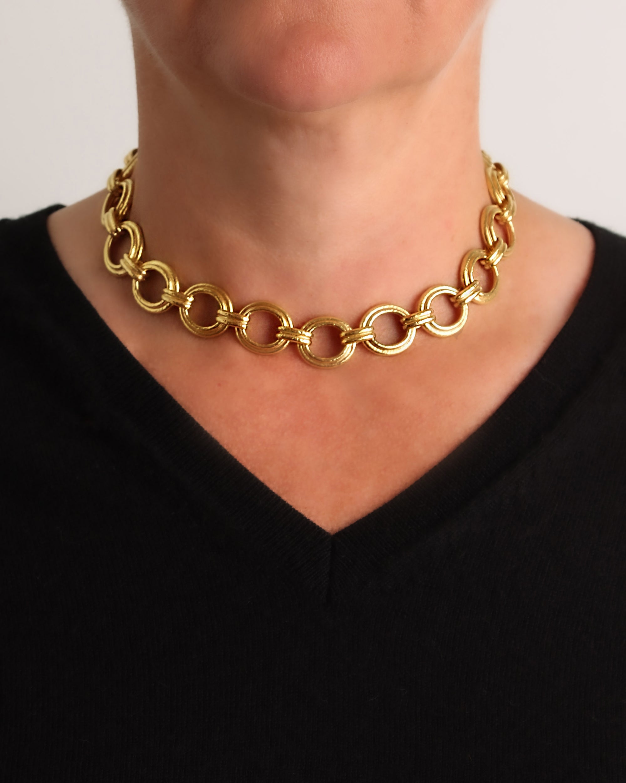 Bergamo Link Necklace - 17"