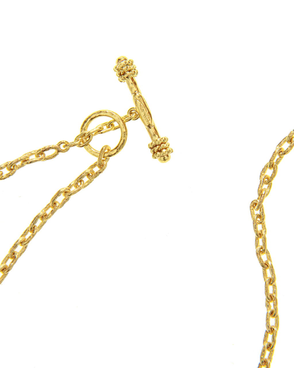 Handmade Gold Chain Necklace - 21"