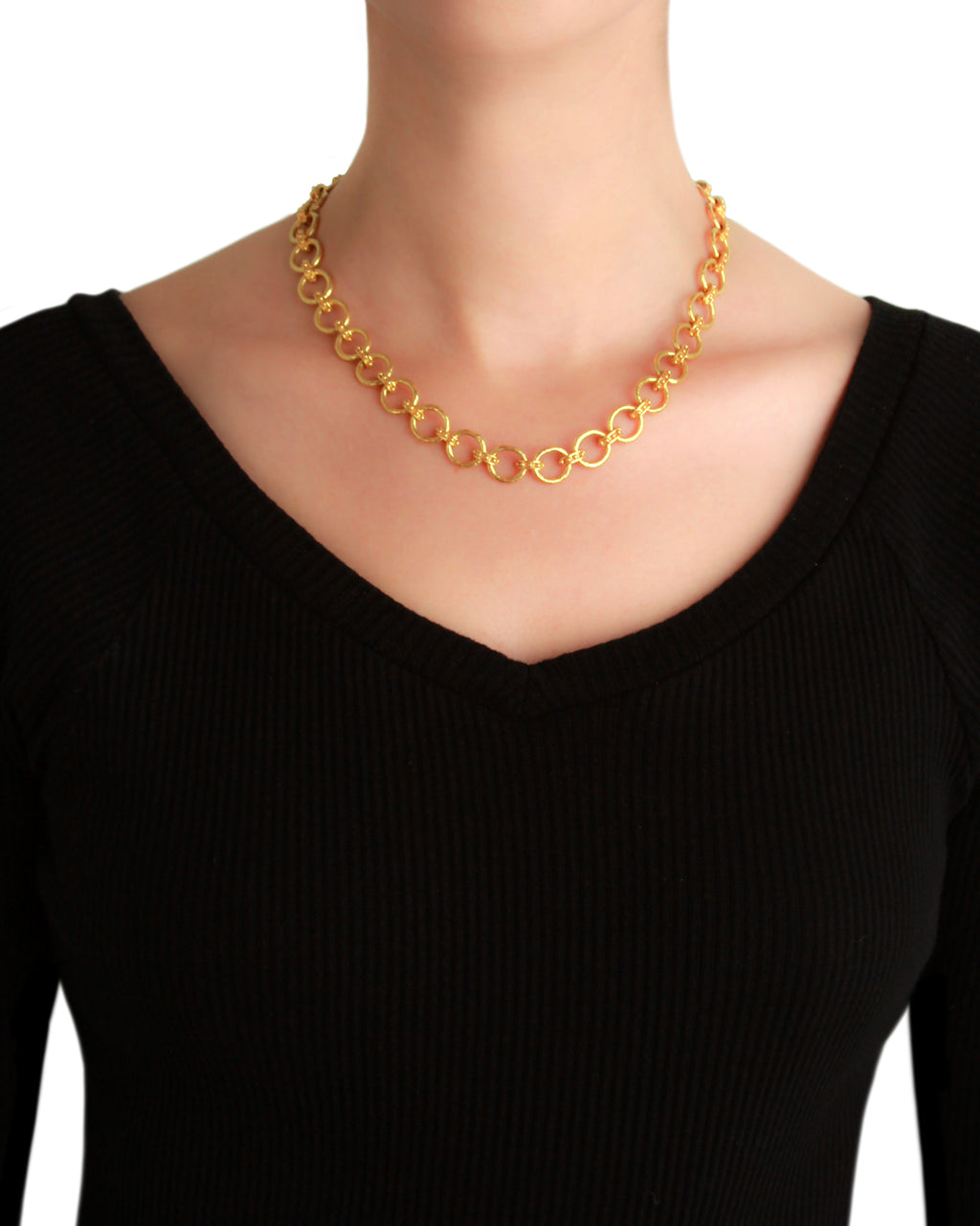 'Small Elba' Link Necklace - 17"
