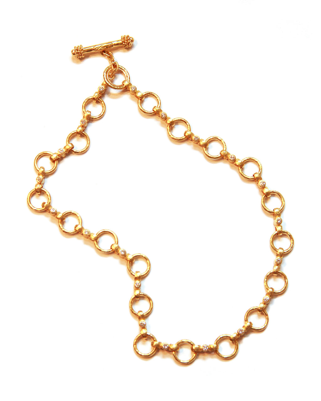 Diamond 'Celtic' Link Necklace