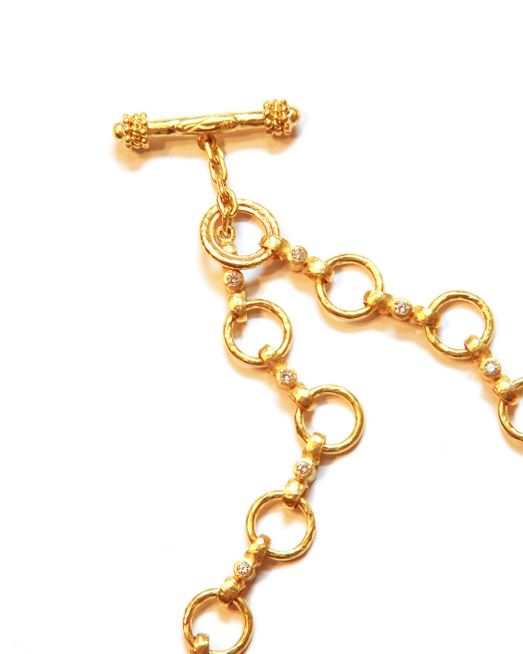 Diamond 'Celtic' Link Necklace