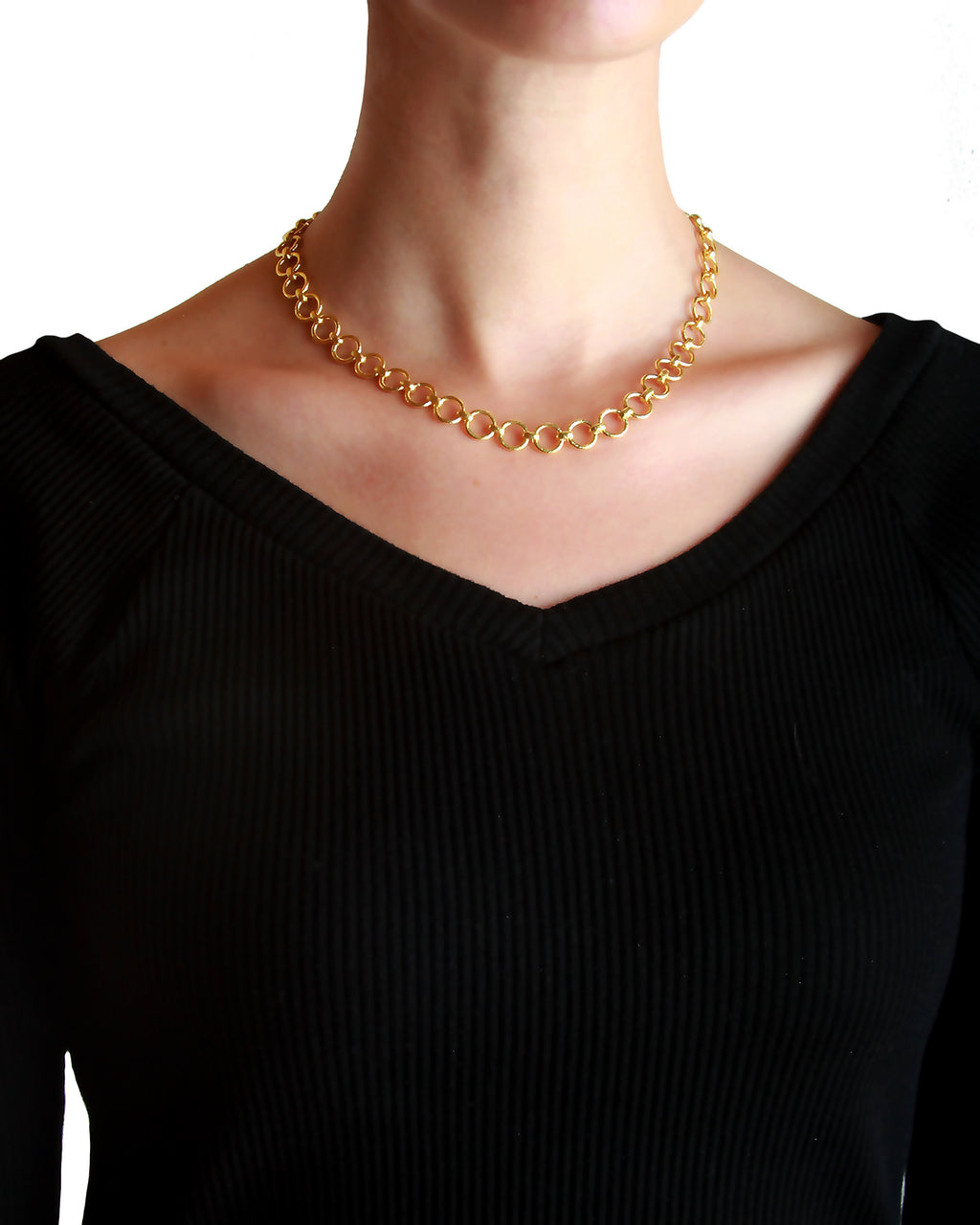 'Farnese' Link Necklace - 17"