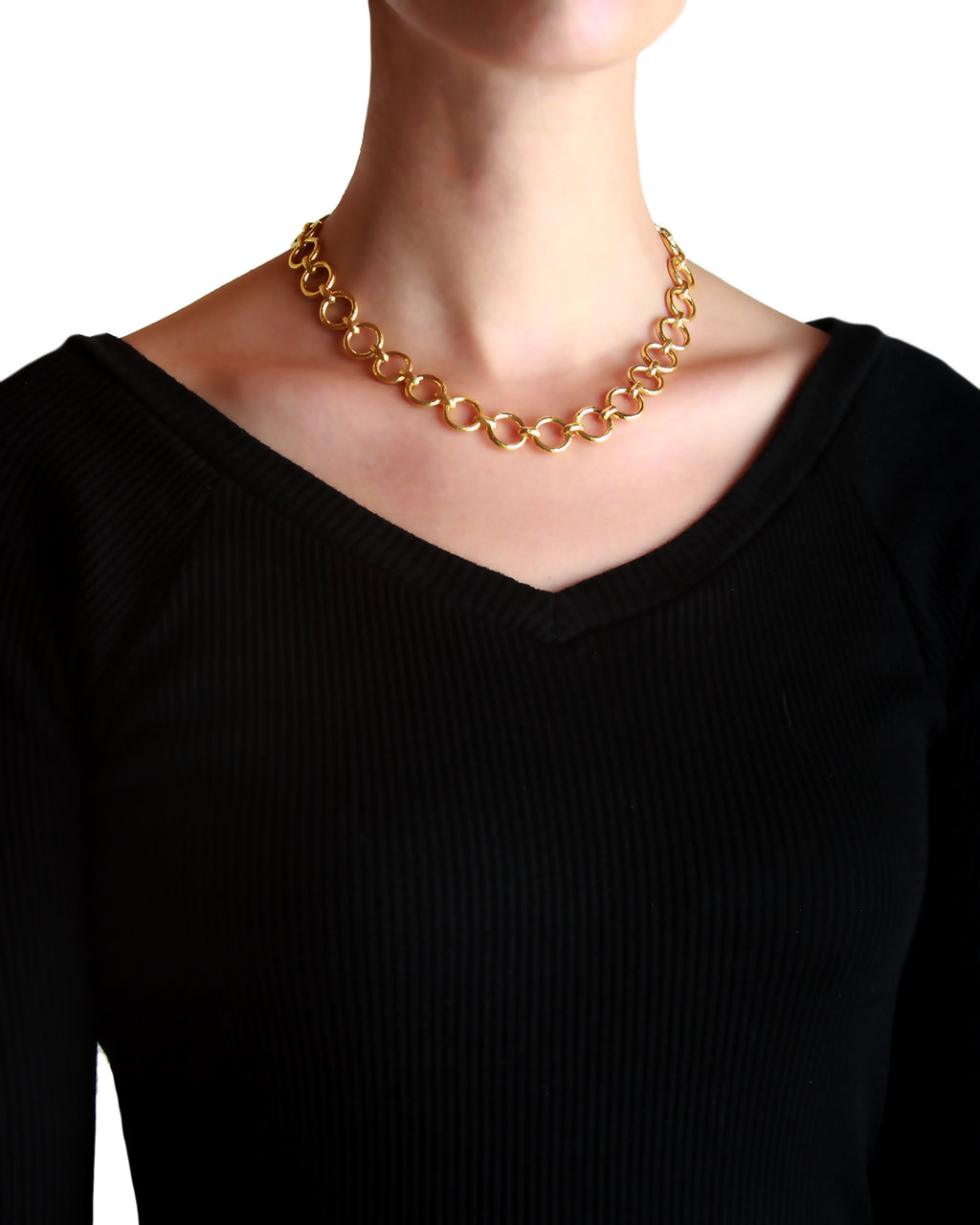 'Large Farnese' Link Necklace - 17"