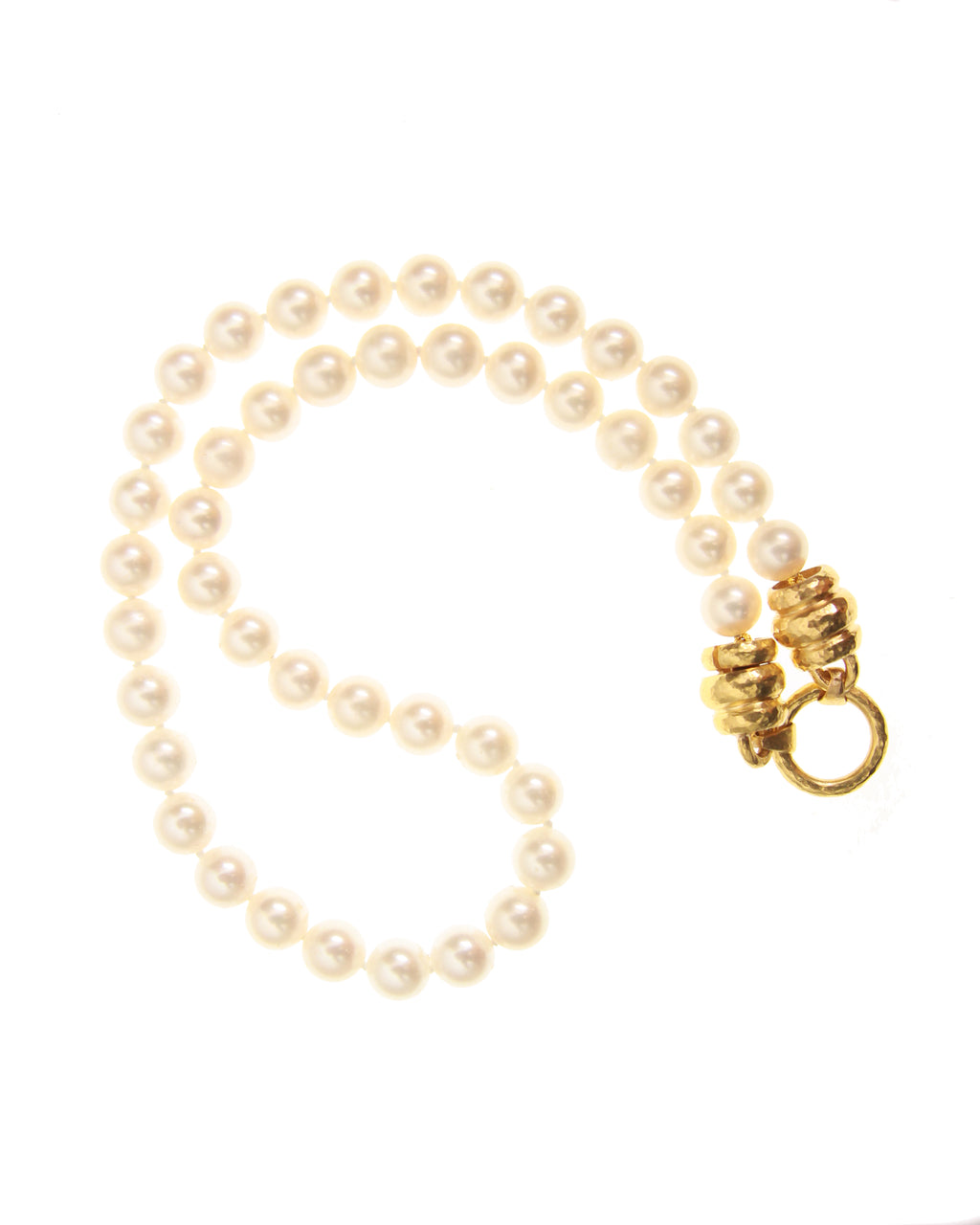 Pearl Necklace with 'Martin' Clasp