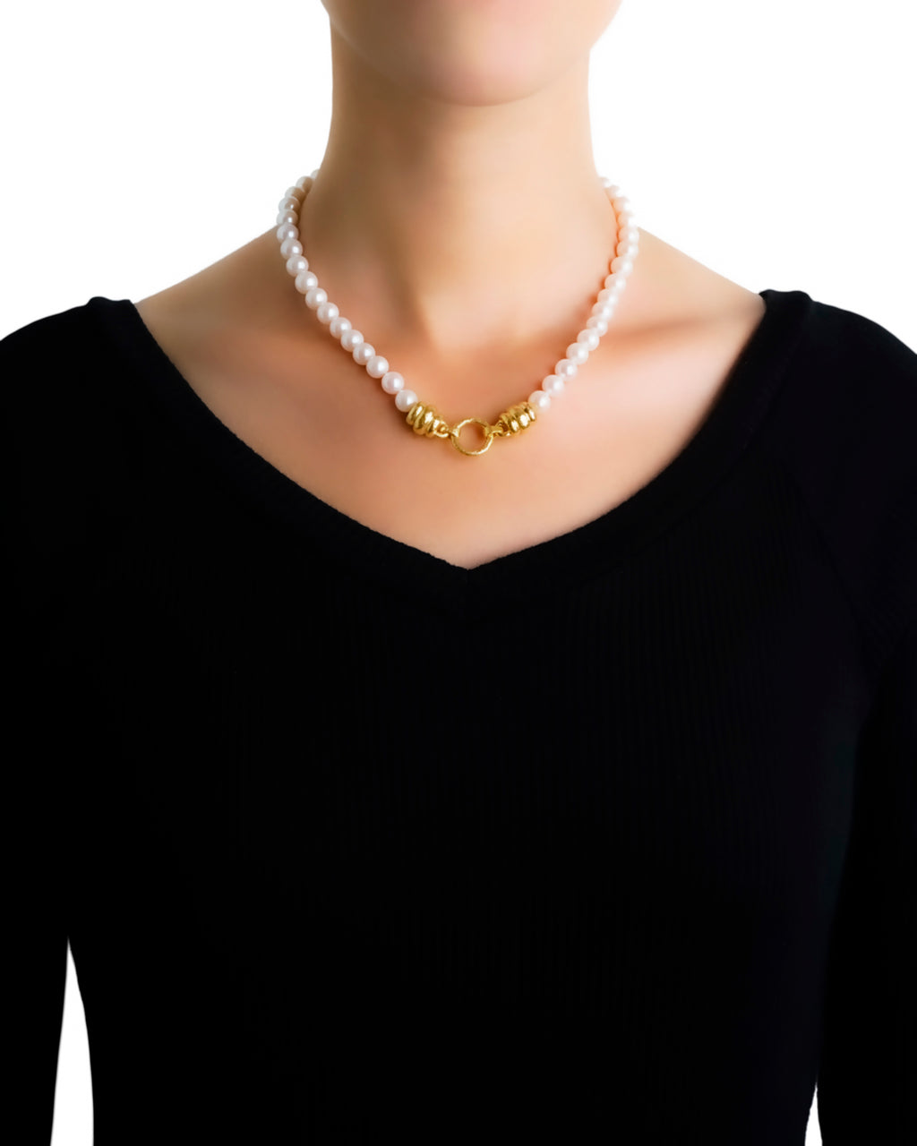 Pearl Necklace with 'Martin' Clasp