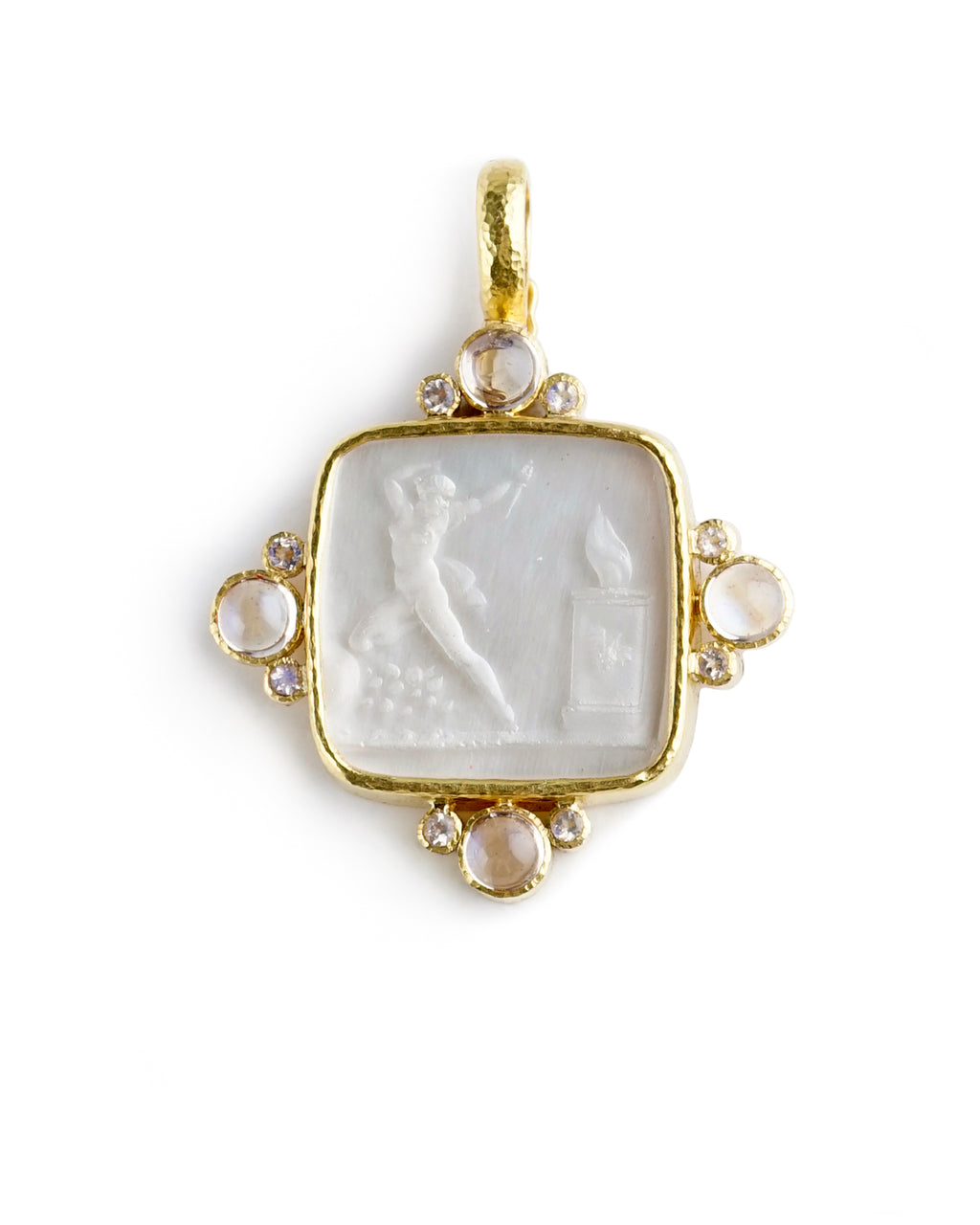 Crystal 'Goddess at Altar' Pendant