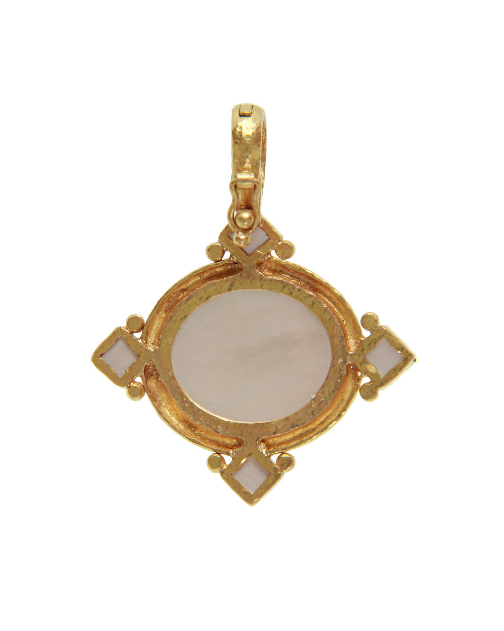 Pink 'Goddess with Chariot' Pendant