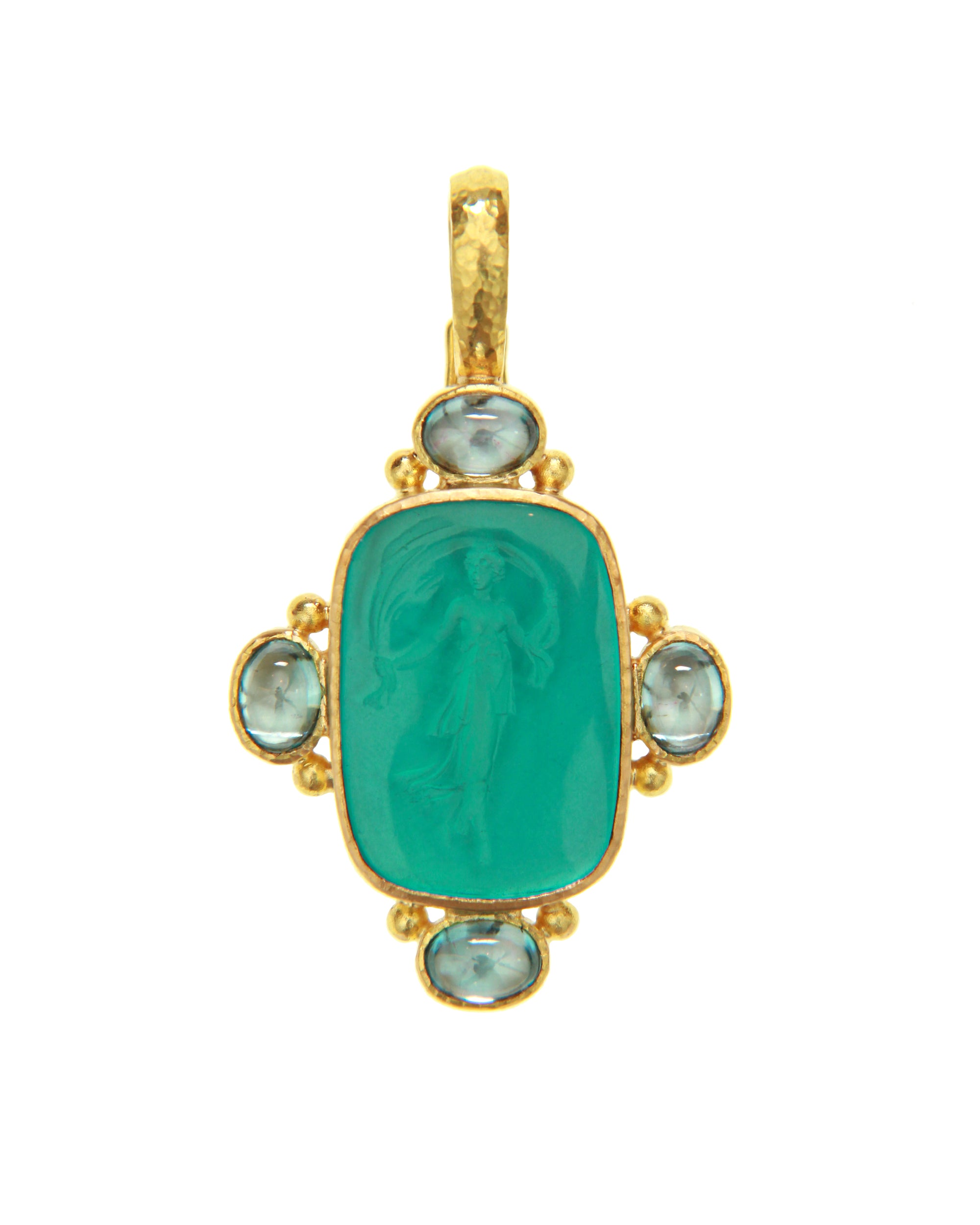 Teal 'Muse' Pendant