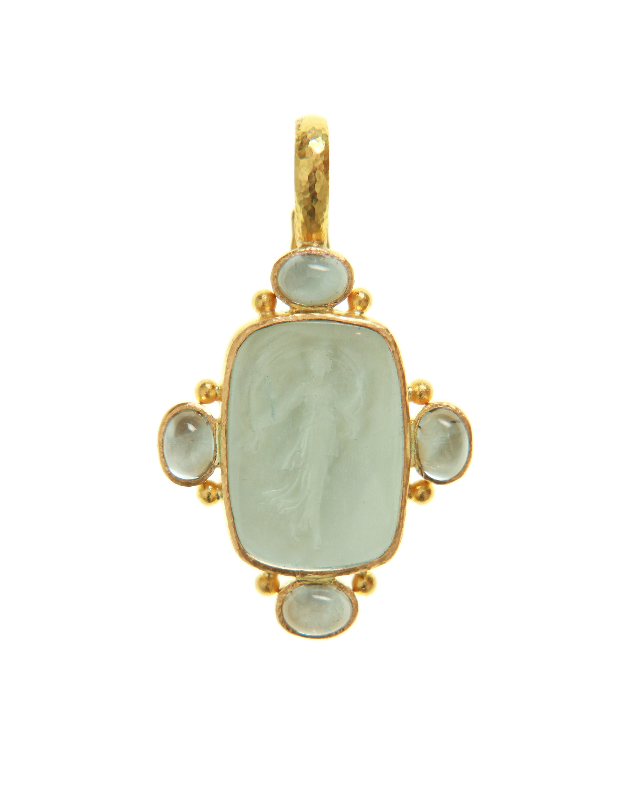 Light Aqua 'Muse' Pendant