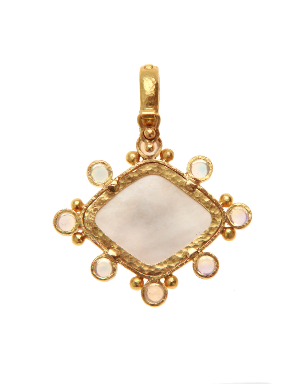 Cerulean 'Rombo God and Deer' Pendant