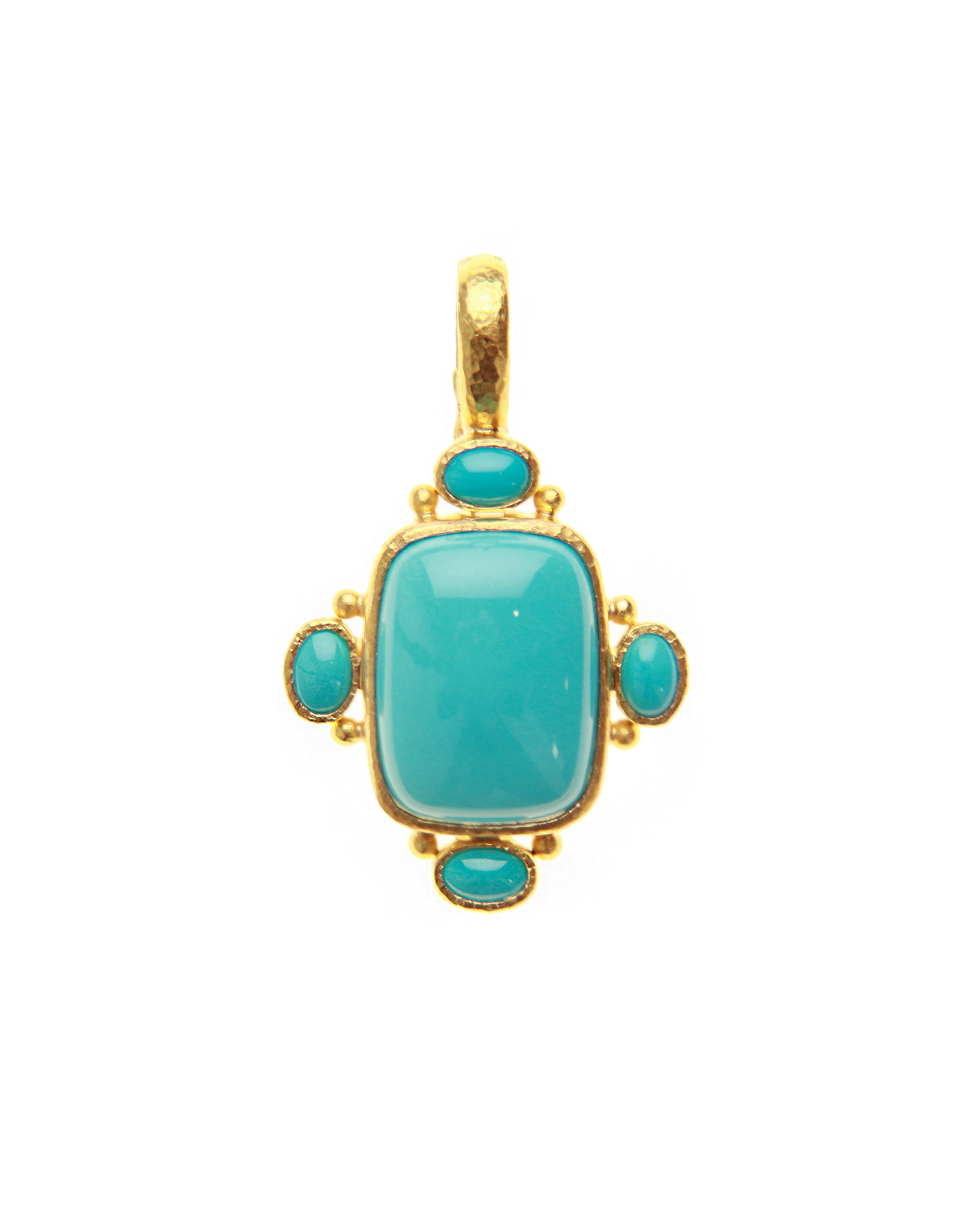 Sleeping Beauty Turquoise Pendant