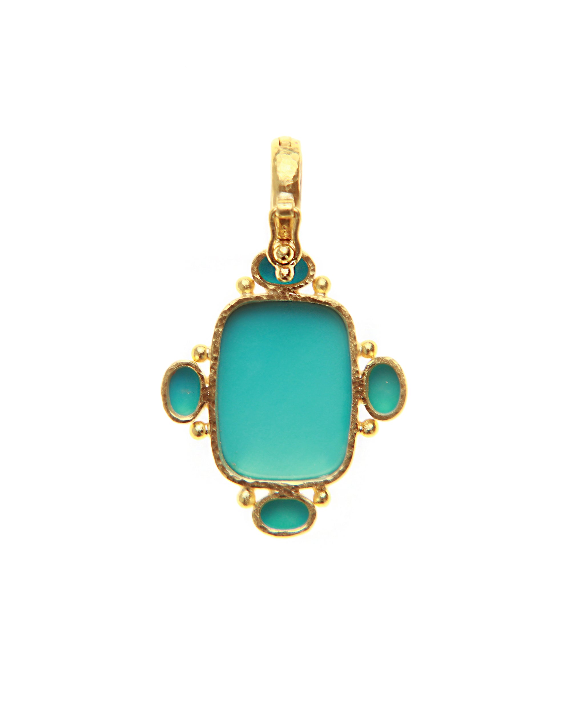 Sleeping Beauty Turquoise Pendant